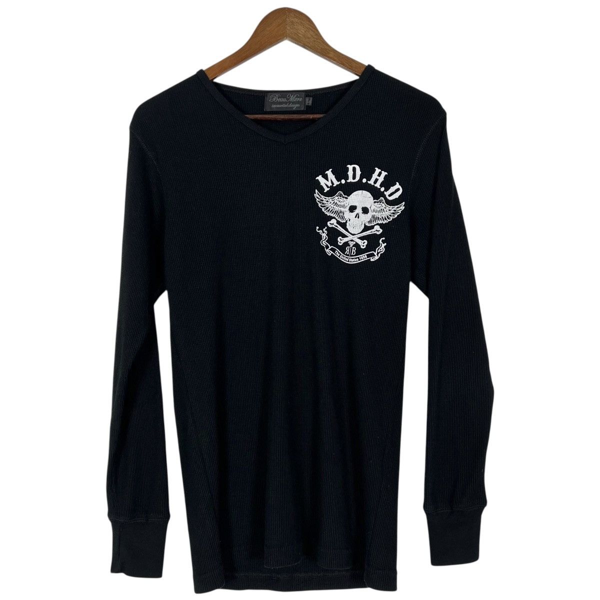 Affliction × If Six Was Nine × Japanese Brand Vintage Beau Mere Waffle Long Sleeve Size US L / EU 52-54 / 3 - 2 Thumbnail