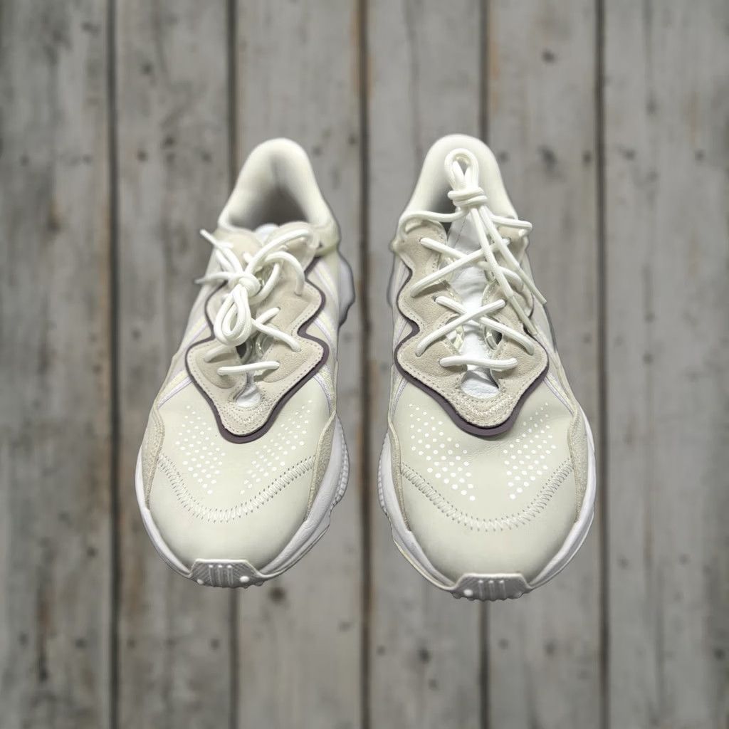 Adidas Adidas Ozweego Trainers Sneakers White Cream Women’s 10 EUC Shoes Lace Up Athletic Walking Running Gym Casual Womens Ozweego Size US 10 / IT 40 - 1 Thumbnail