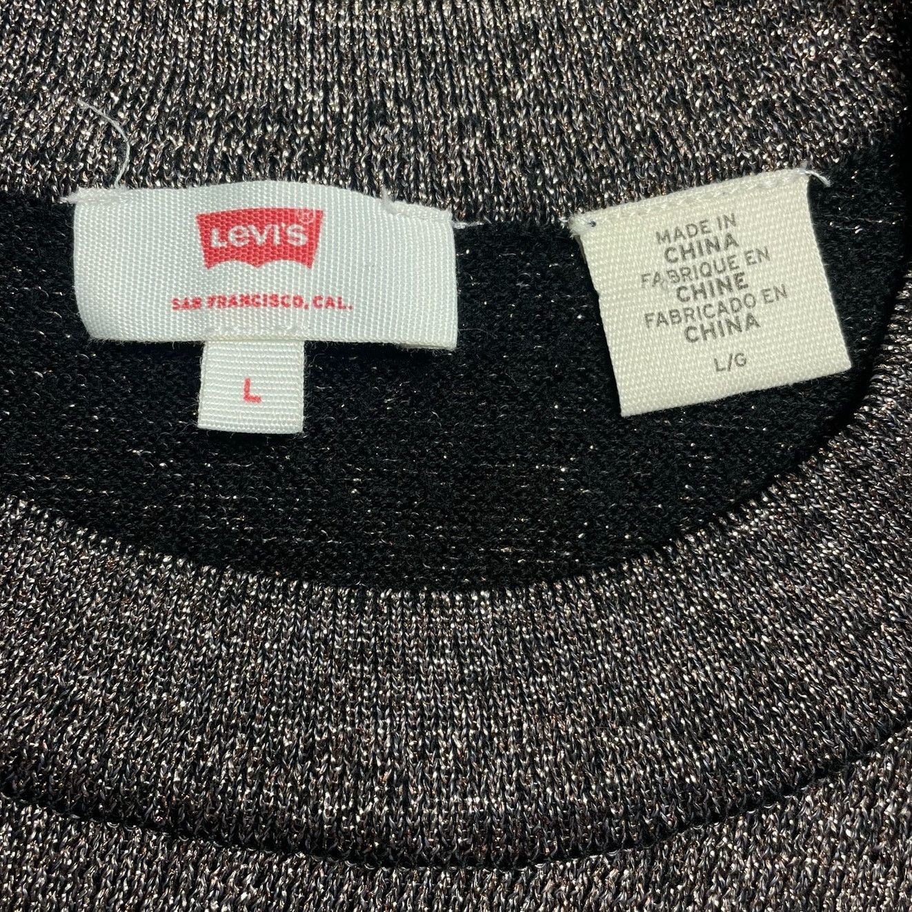 Levi's NWOT Levi's Metallic Sweater Size L / US 10 / IT 46 - 2 Thumbnail
