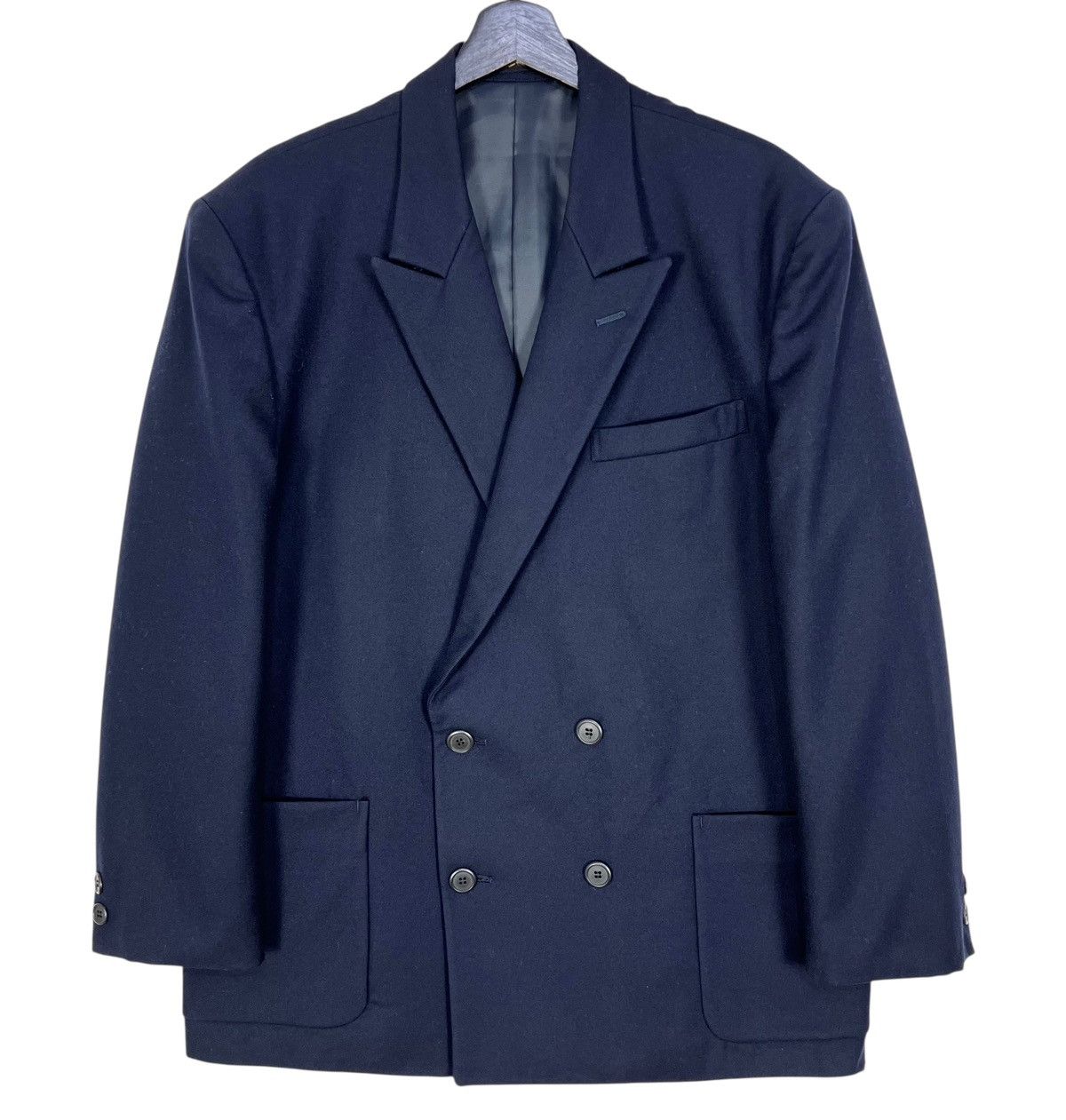 Designer × Yohji Yamamoto Yohji Yamamoto Railway Blazer Jacket Size US L / EU 52-54 / 3 - 1 Thumbnail