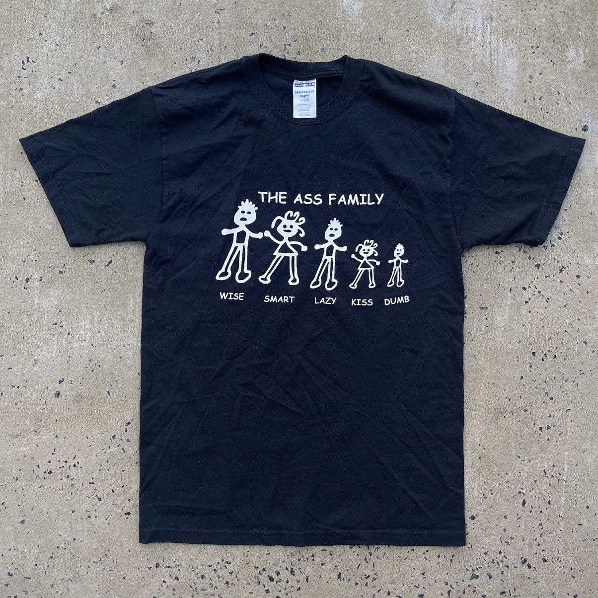 Vintage Vintage Y2K THE A$$ FAMILY Jerzees Shirt Size US M / EU 48-50 / 2 - 1 Thumbnail