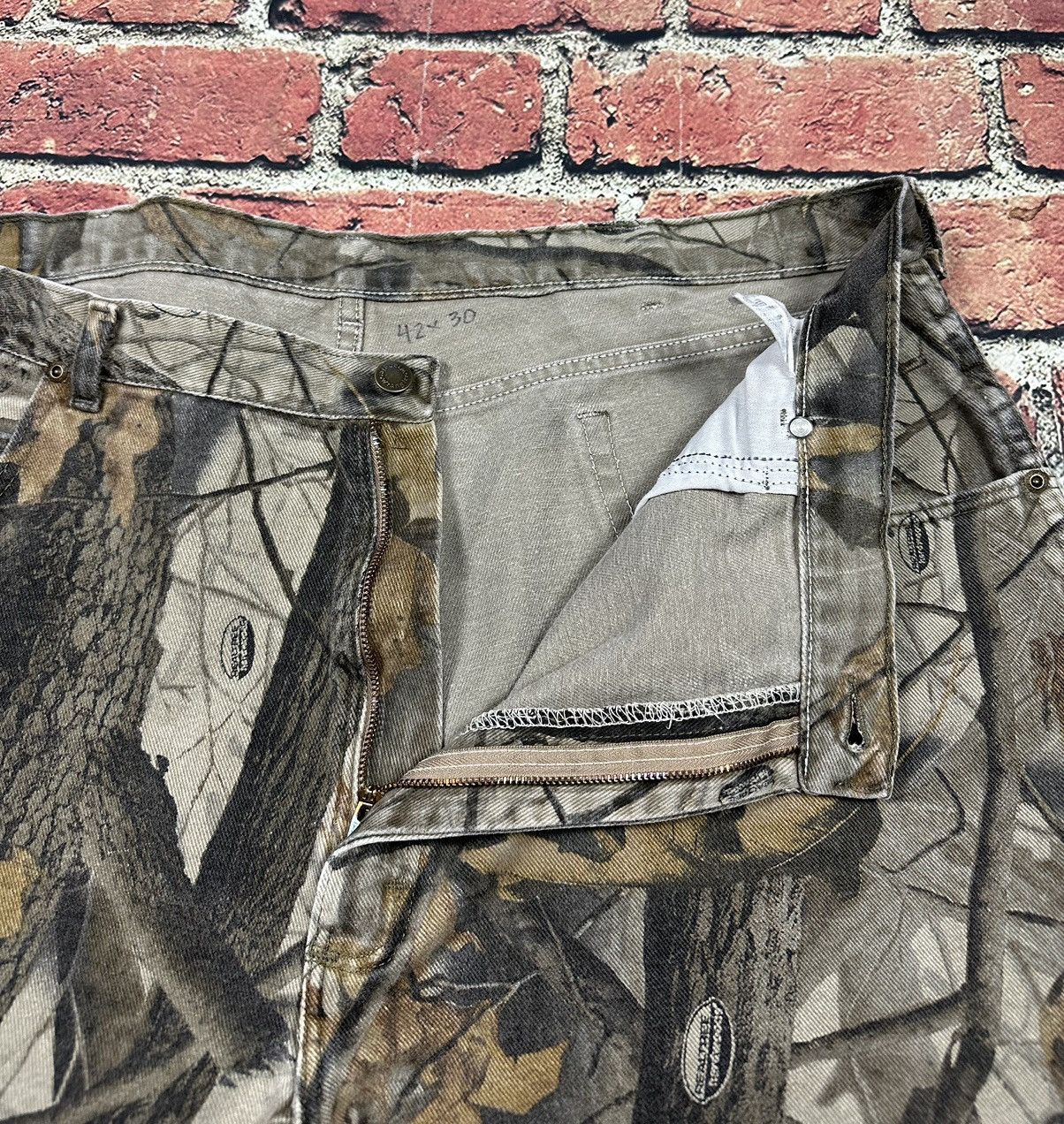 Vintage × Wrangler Vintage Wrangler Camo Double Knee Jeans Realtree Hardwoods Size US 42 / EU 58 - 7 Thumbnail