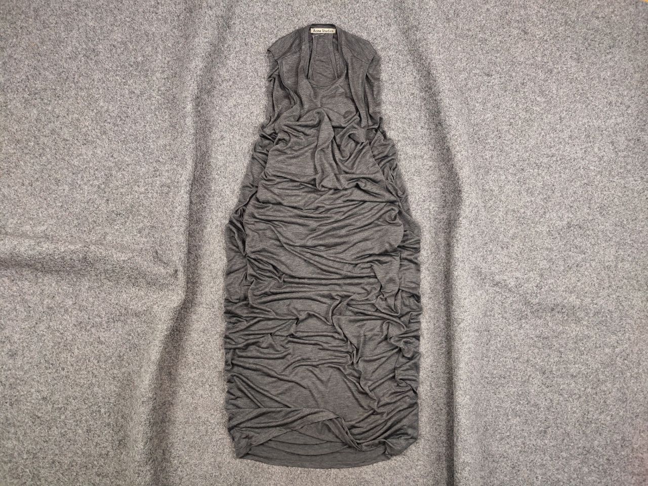 Acne Studios Acne Studios Ormanda Tencel Gray lyocell Maxi Tank Dress Size S / US 4 / IT 40 - 1 Thumbnail
