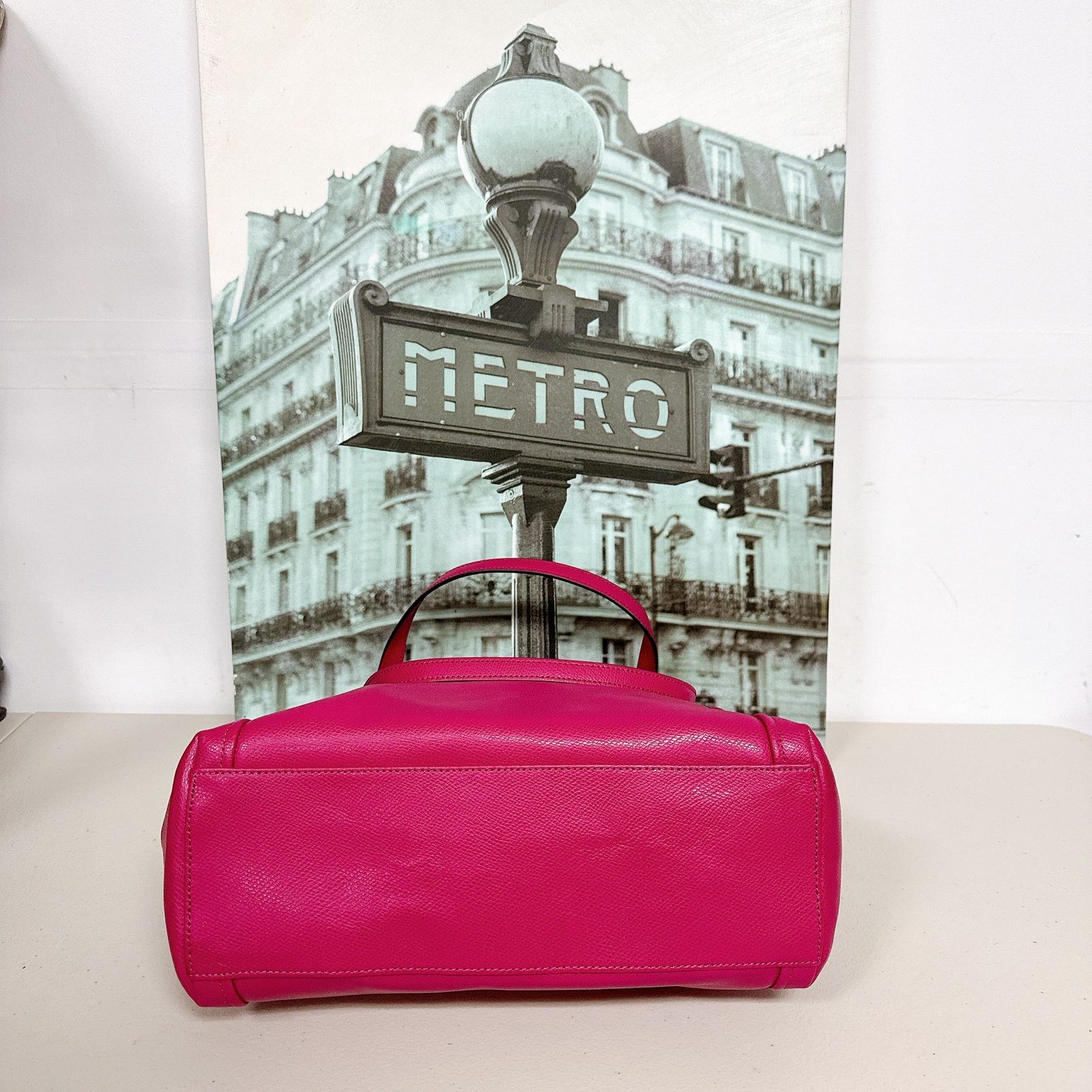 Coach Coach F34497 Crossgrain Leather Pocket Tote Cranberry Size ONE SIZE - 4 Thumbnail