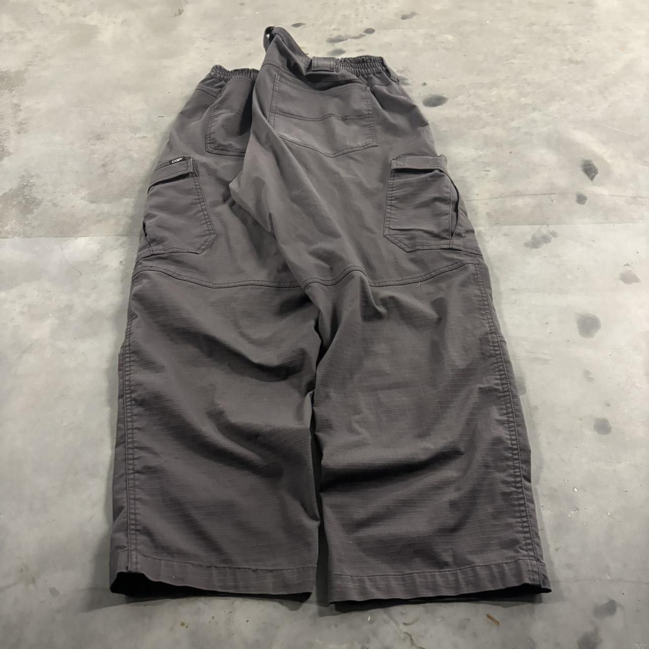 Vintage Crazy Vintage Y2K/2000s Grey Streetwear Workwear Skater Cargo Pants! 42x30 Size US 42 / EU 58 - 4 Thumbnail