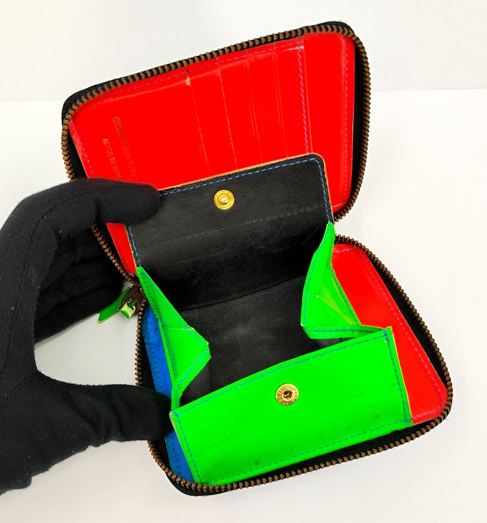 Comme des Garcons COMME des GARCONS multicolor bi-fold zipper wallet Size ONE SIZE - 4 Thumbnail