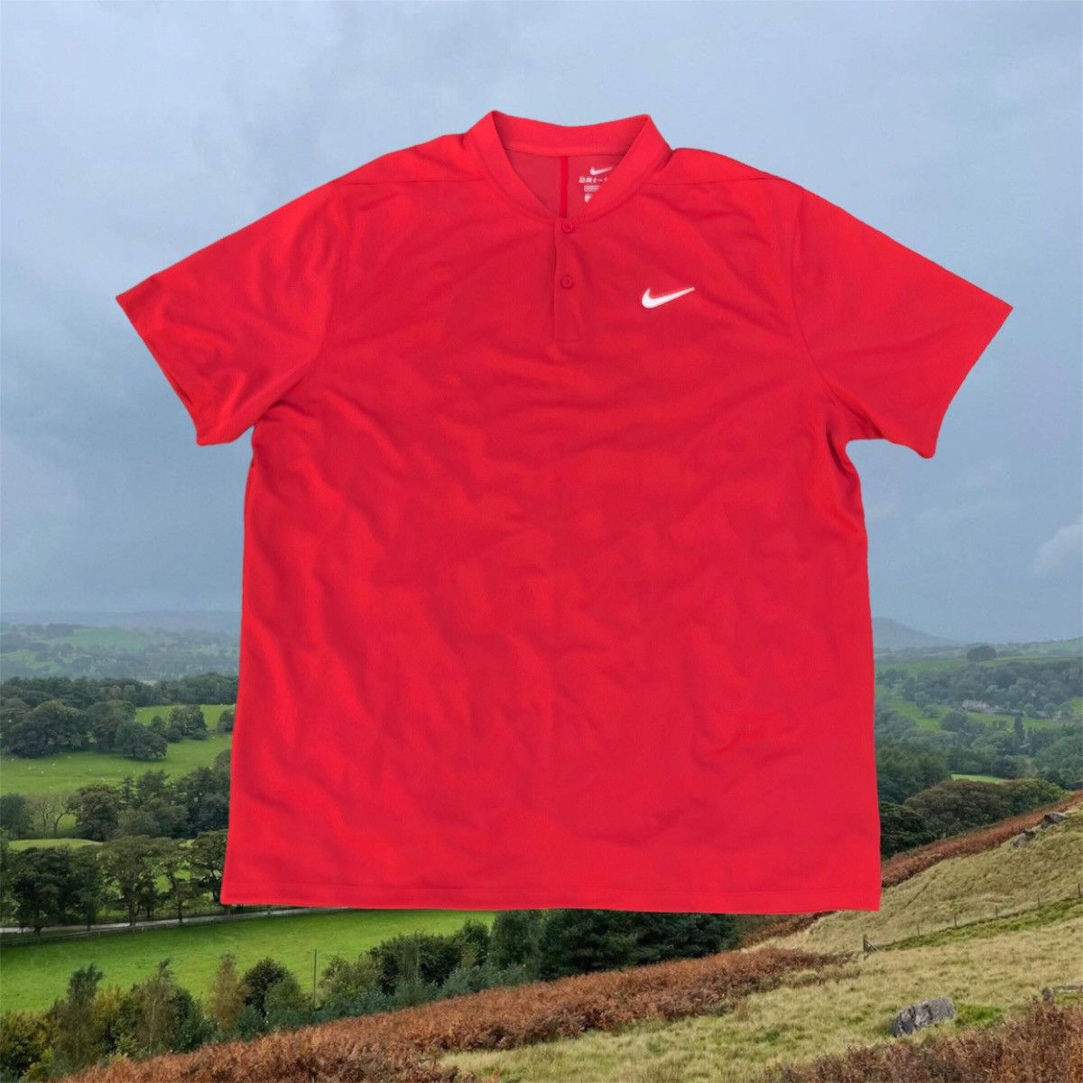 Nike Nike button tee shirt Size US XL / EU 56 / 4 - 1 Thumbnail