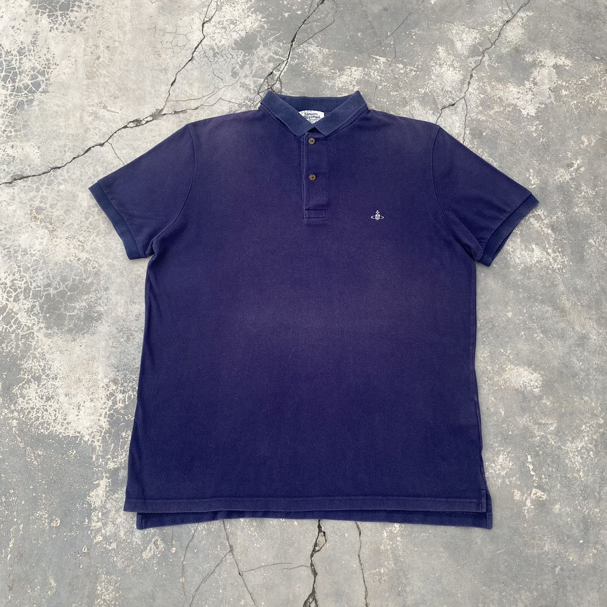Vivienne Westwood 1990s VIVIENNE WESTWOOD MAN Faded Polo Shirt Size US L / EU 52-54 / 3 - 1 Thumbnail