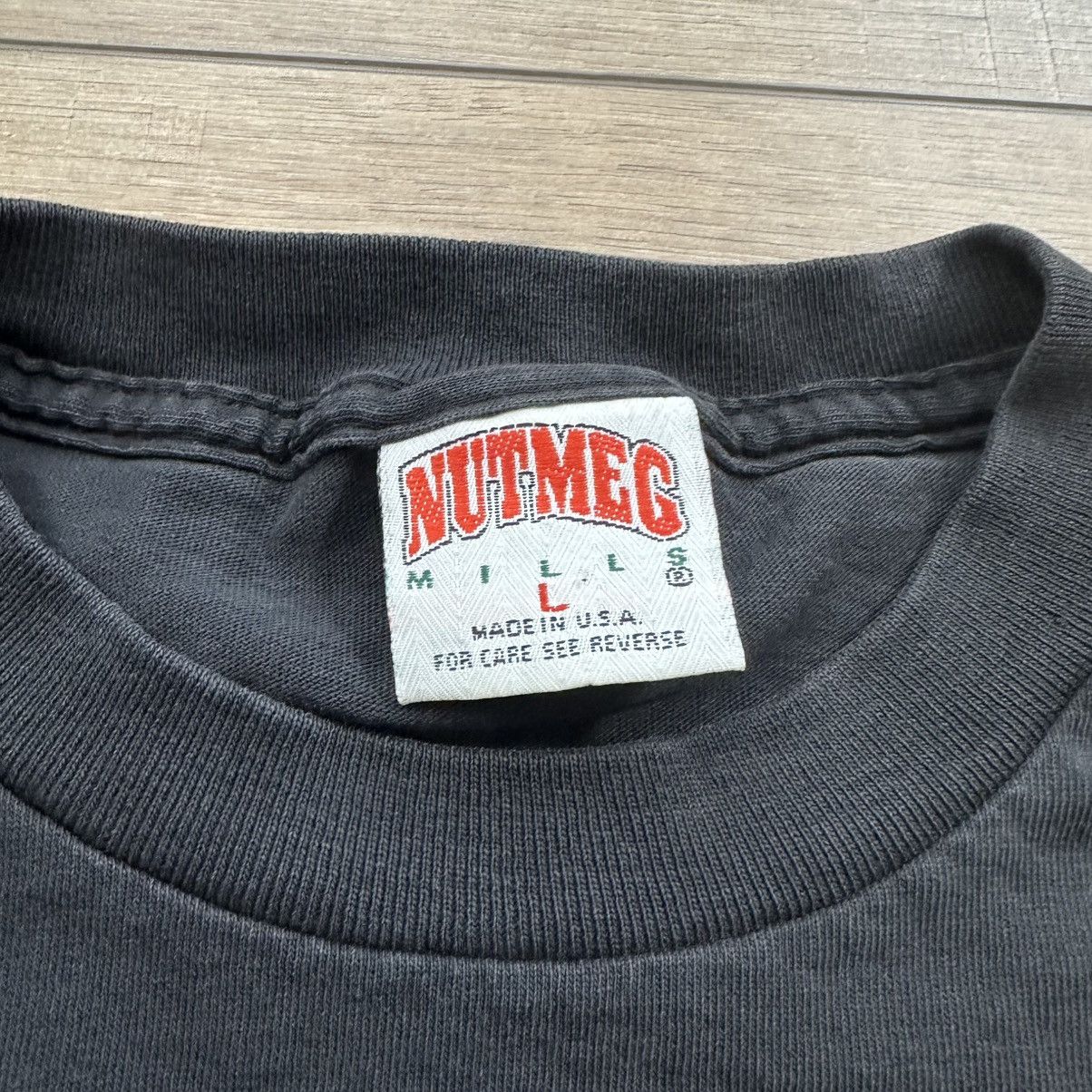 Nutmeg Vintage 90s Nutmeg Black Blank Made in USA Tee Size US L / EU 52-54 / 3 - 7 Thumbnail