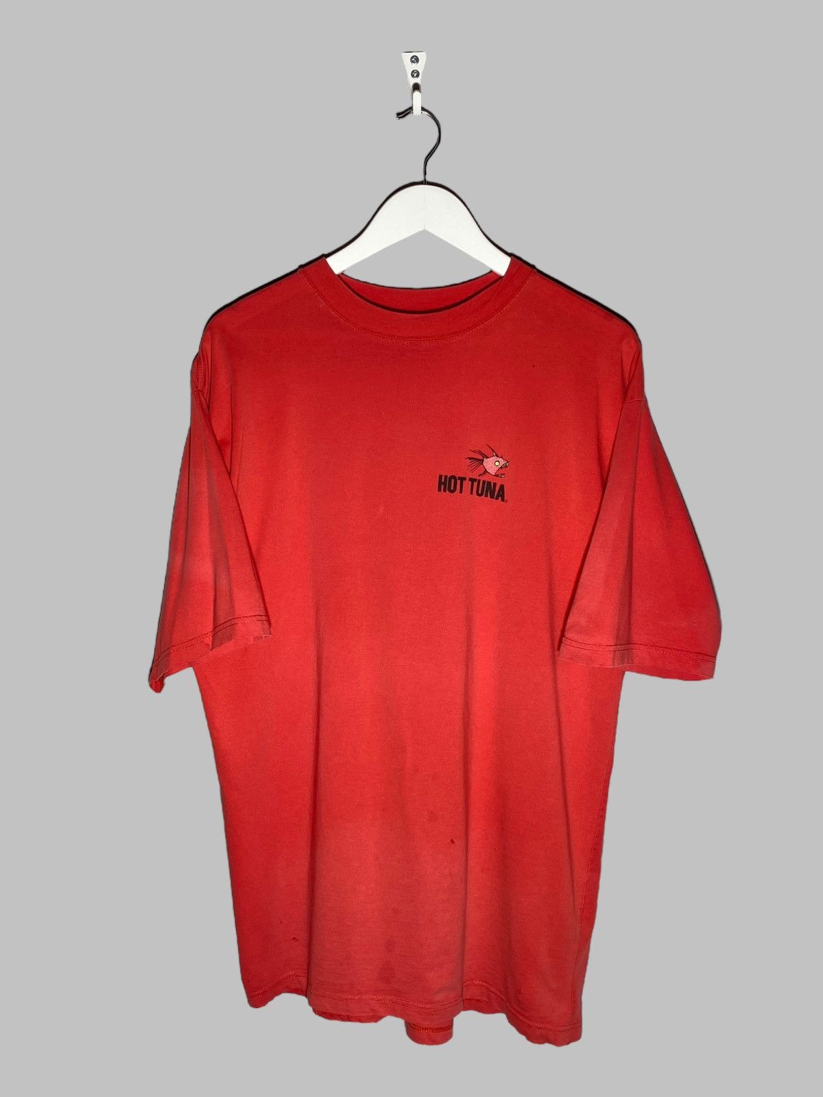 Hot Tuna 🔥 VINTAGE HOT TUNA SURF VIBES TEE DISTRESSED RED FADED SHIRT Size US XL / EU 56 / 4 - 2 Thumbnail