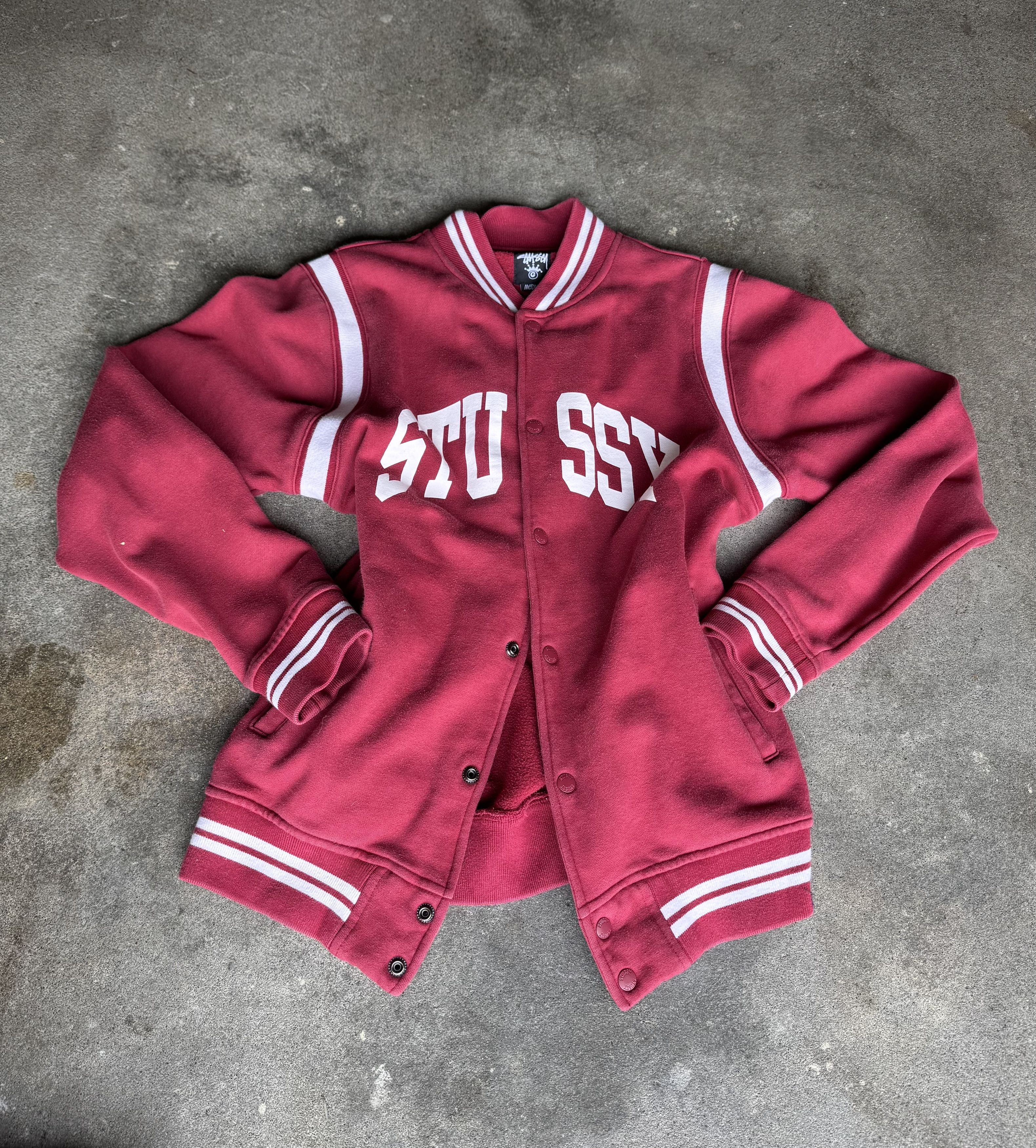 Stussy Stussy College Logo Varsity Jacket Size US M / EU 48-50 / 2 - 3 Thumbnail