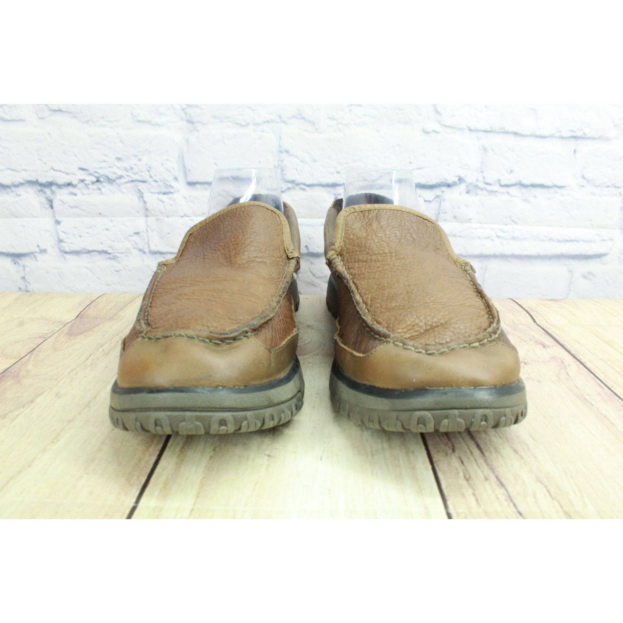 L.L. Bean LL Bean Men’s Brown Shearling Moccasin Slippers Size 10 Size US 10 / EU 43 - 10 Thumbnail