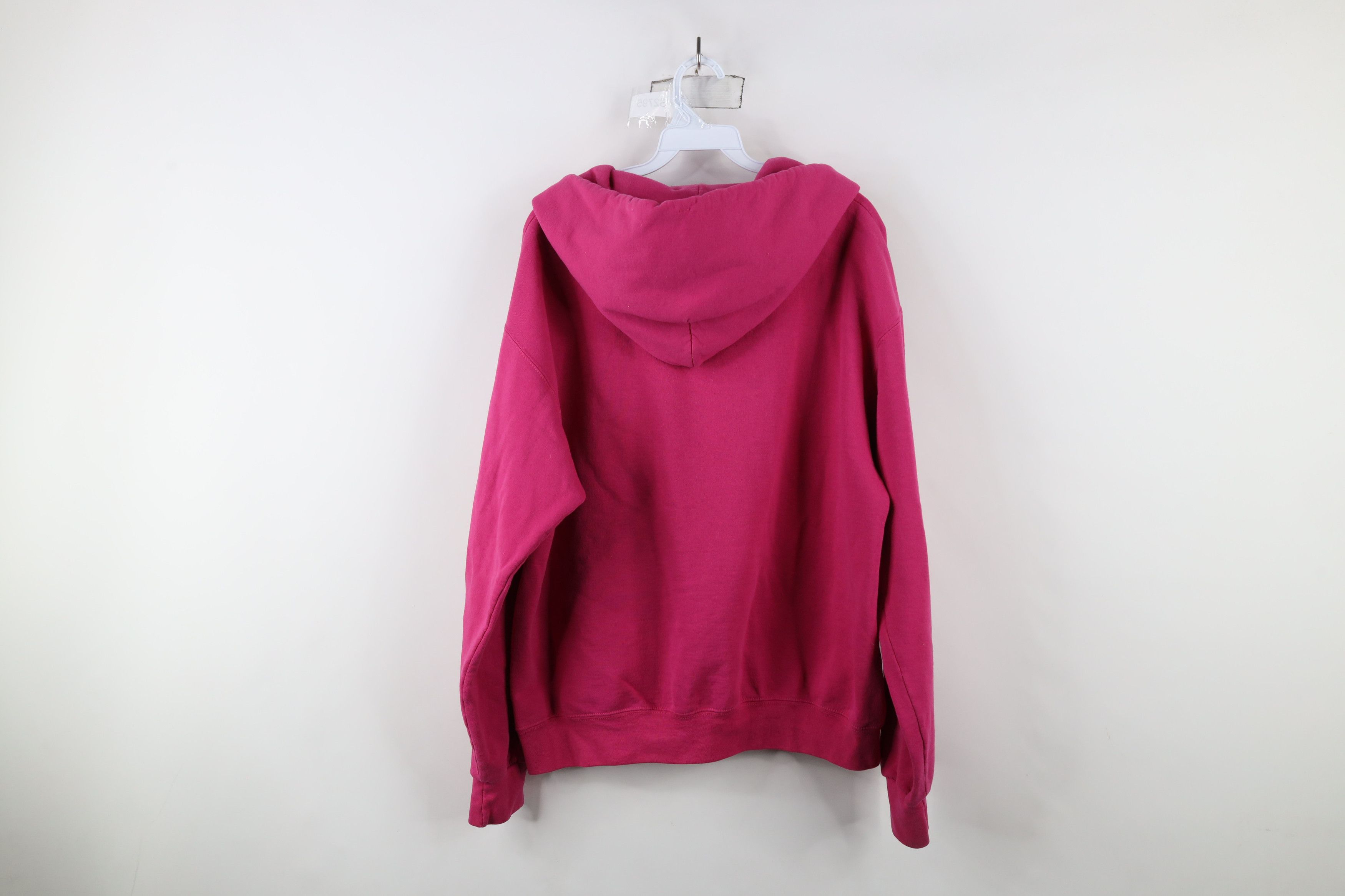 Champion × Vintage Vintage 90s Champion Spell Out Hoodie Sweatshirt Pink Size US L / EU 52-54 / 3 - 12 Thumbnail