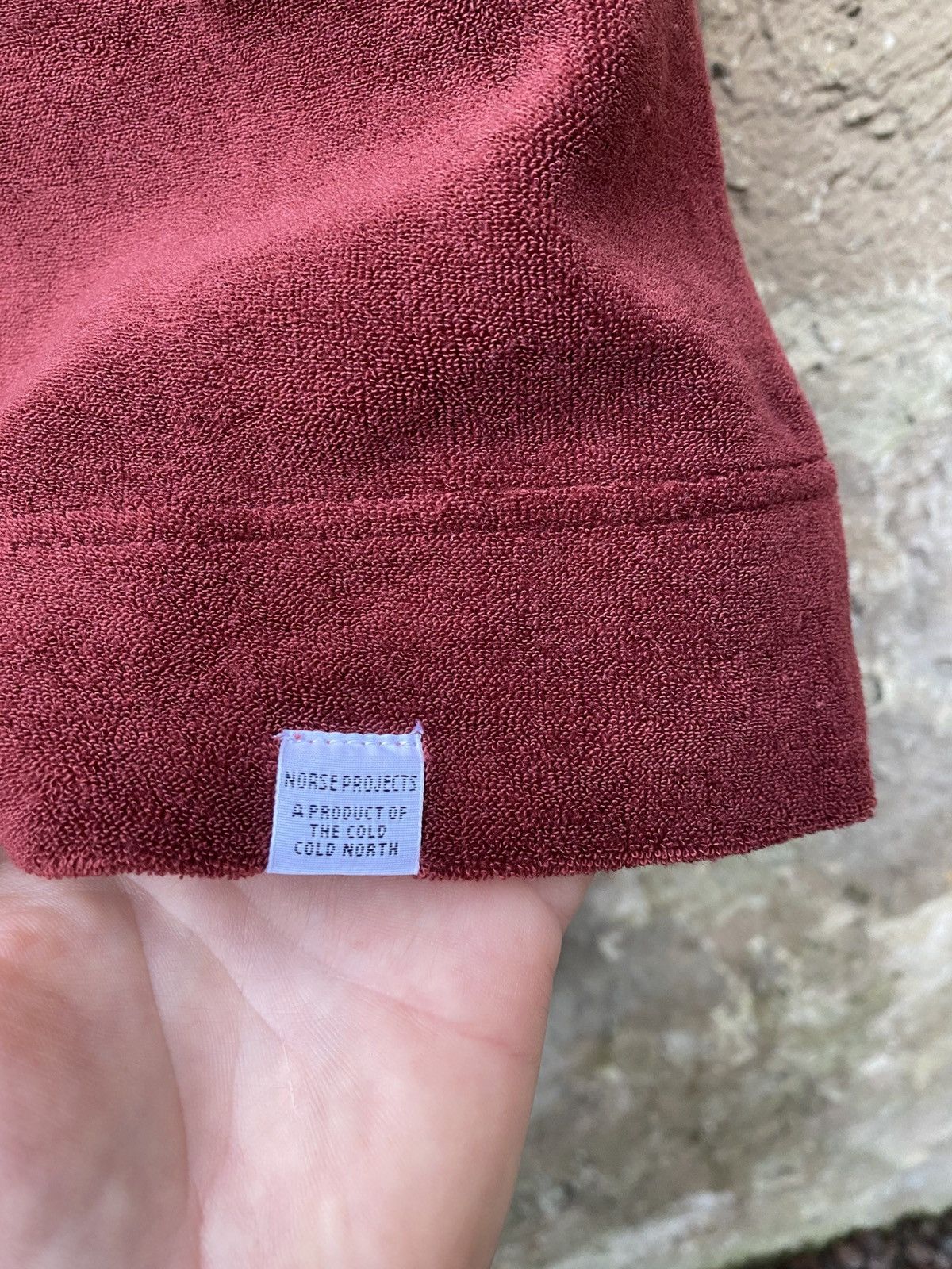 Norse Projects Norse Projects Harfdan Towelling Overdyed Sweatshirt Size M Size US M / EU 48-50 / 2 - 3 Thumbnail