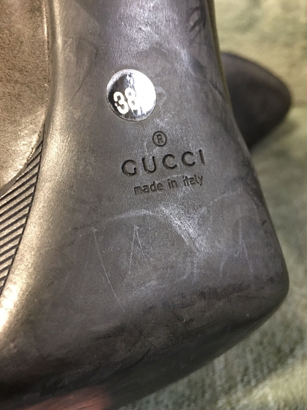 Gucci Gucci Two Tone Brogue Leather Cap Toe Platform Pumps EU38.5 Size US 8.5 / IT 38.5 - 15 Thumbnail