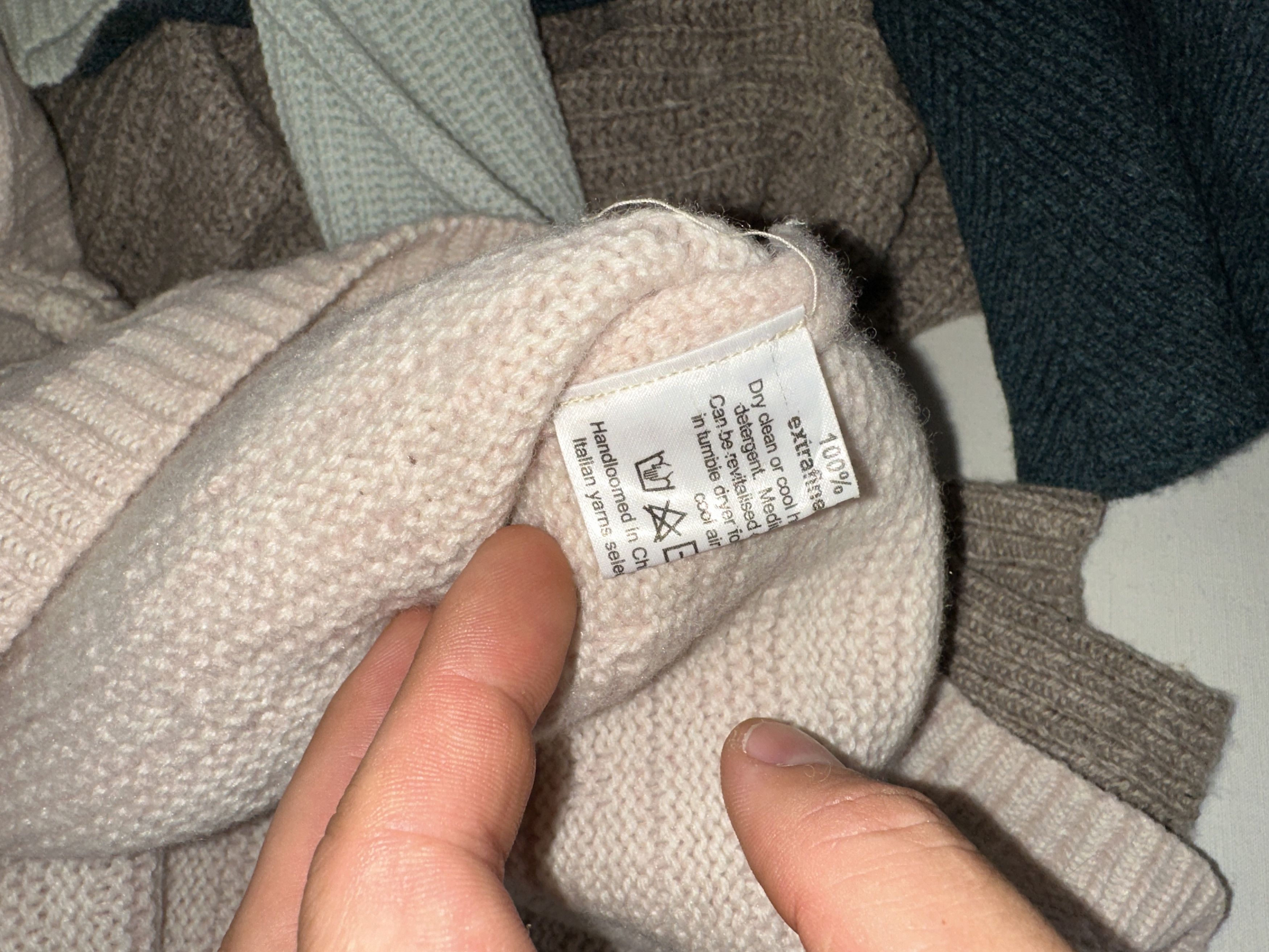 eskandar Eskandar O/S Merino Superior Wool Hand Knit One Size Size ONE SIZE - 10 Thumbnail