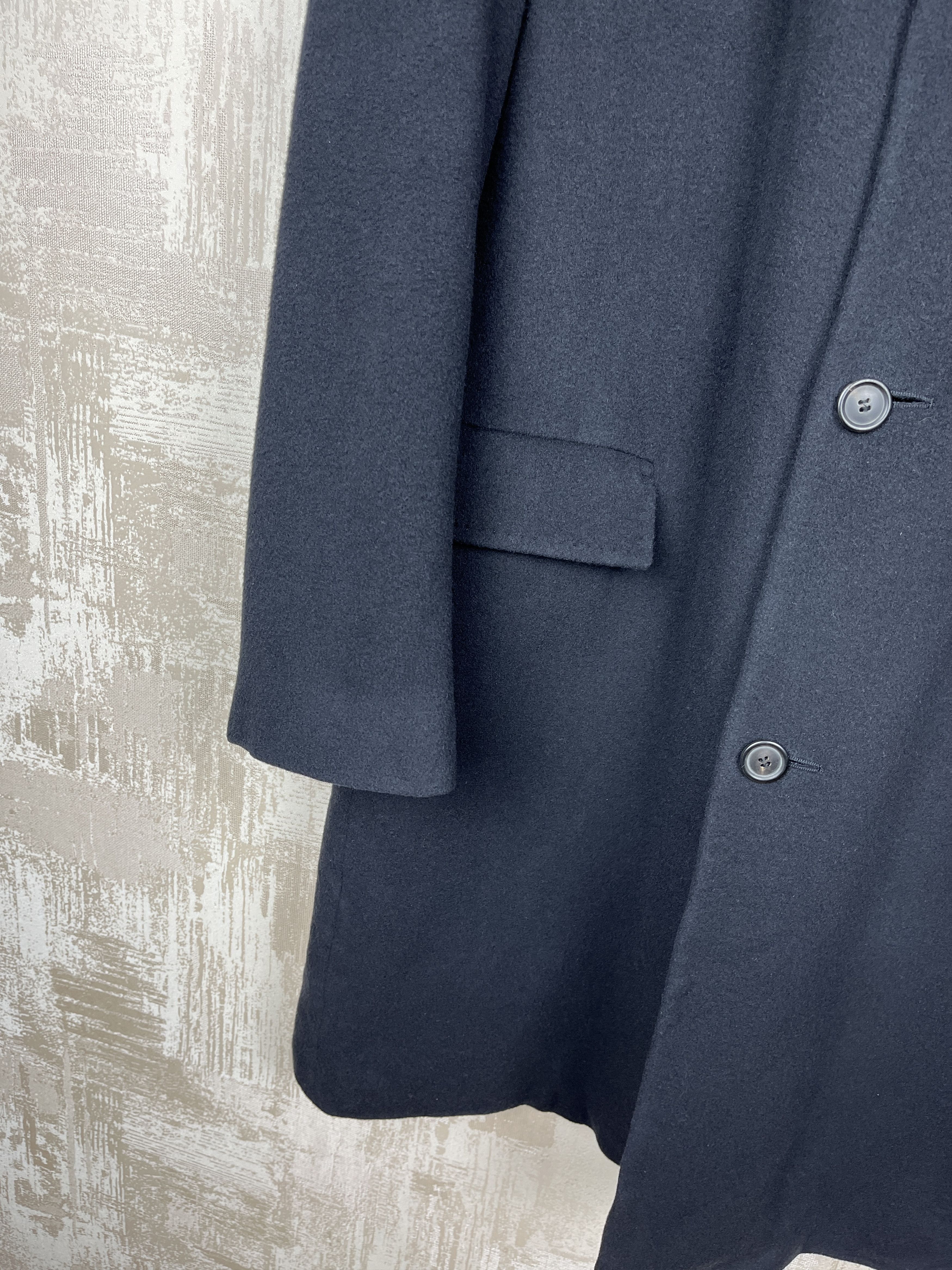 Hugo Boss × Vintage Vintage Hugo Boss 90% Wool / 10 % Cashmere Coat Jacket Size US L / EU 52-54 / 3 - 6 Thumbnail