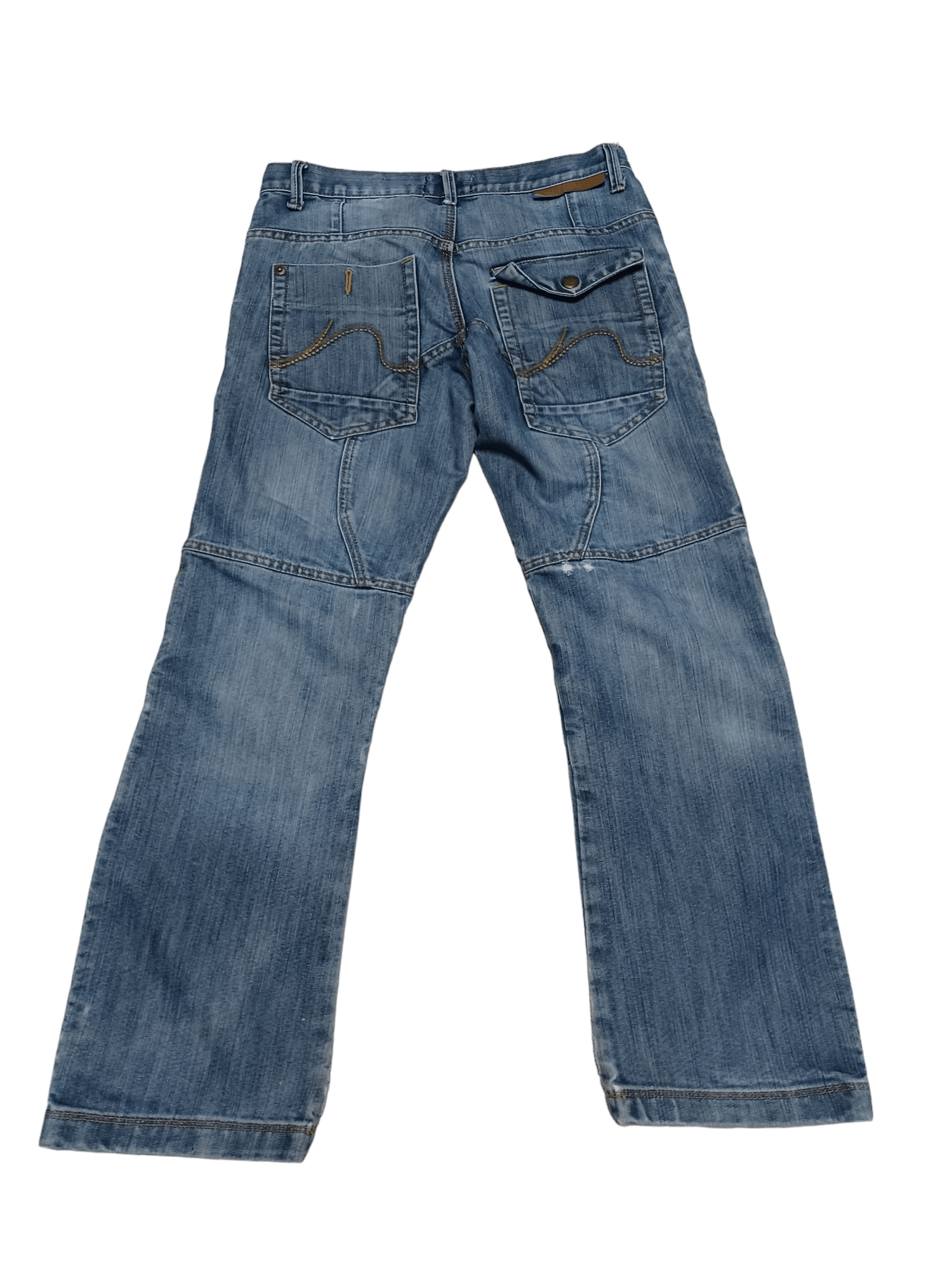 Kangol KANGOL FANTASTIC CARGO MULTIPOCKET AVANTGARDE JEANS DIRTY Size US 30 / EU 46 - 2 Thumbnail