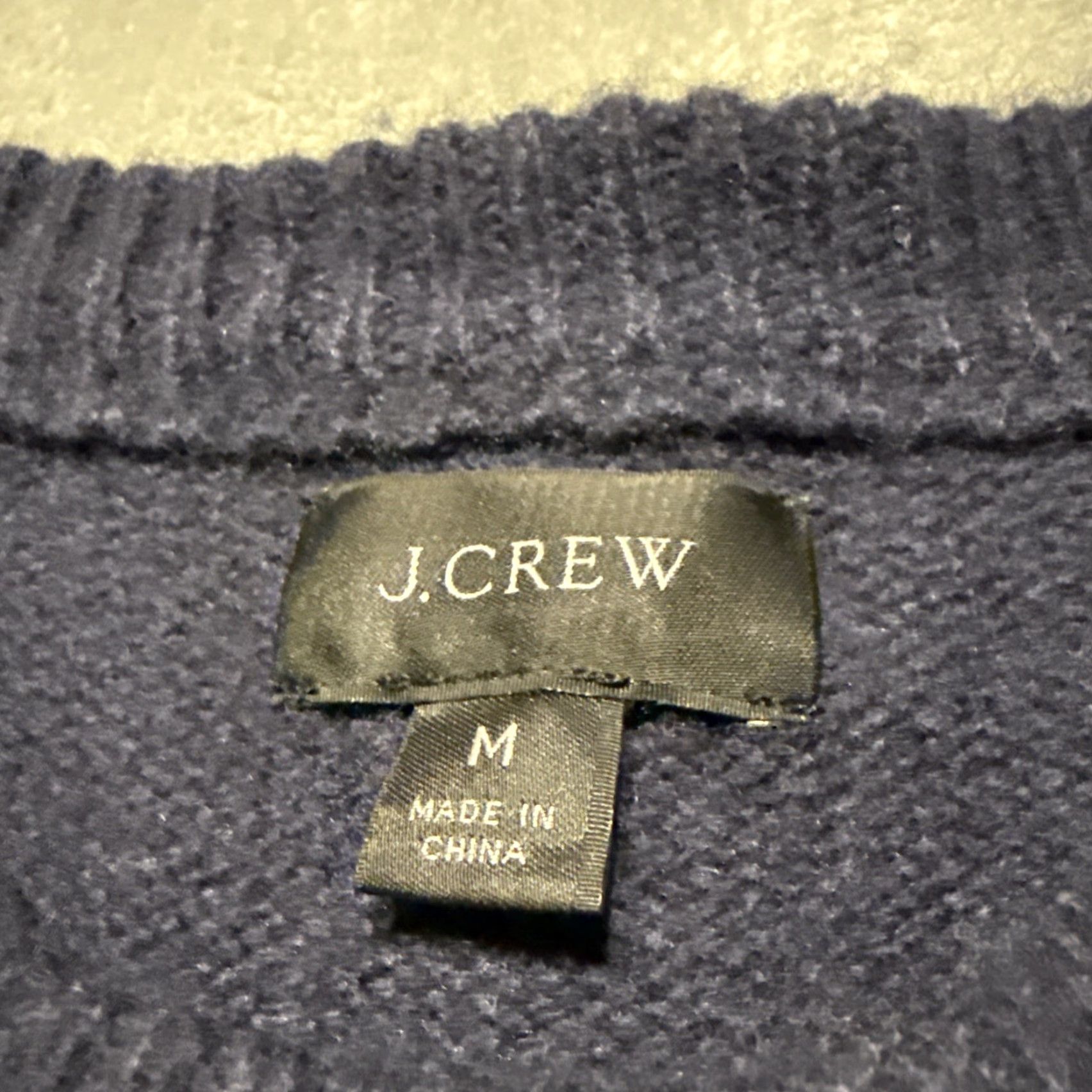 J.Crew J.CREW Sweater Mens M Blue Fair Isle Nautical Crewneck Knit Wool Pullover Regular Size Type" Size US M / EU 48-50 / 2 - 3 Thumbnail