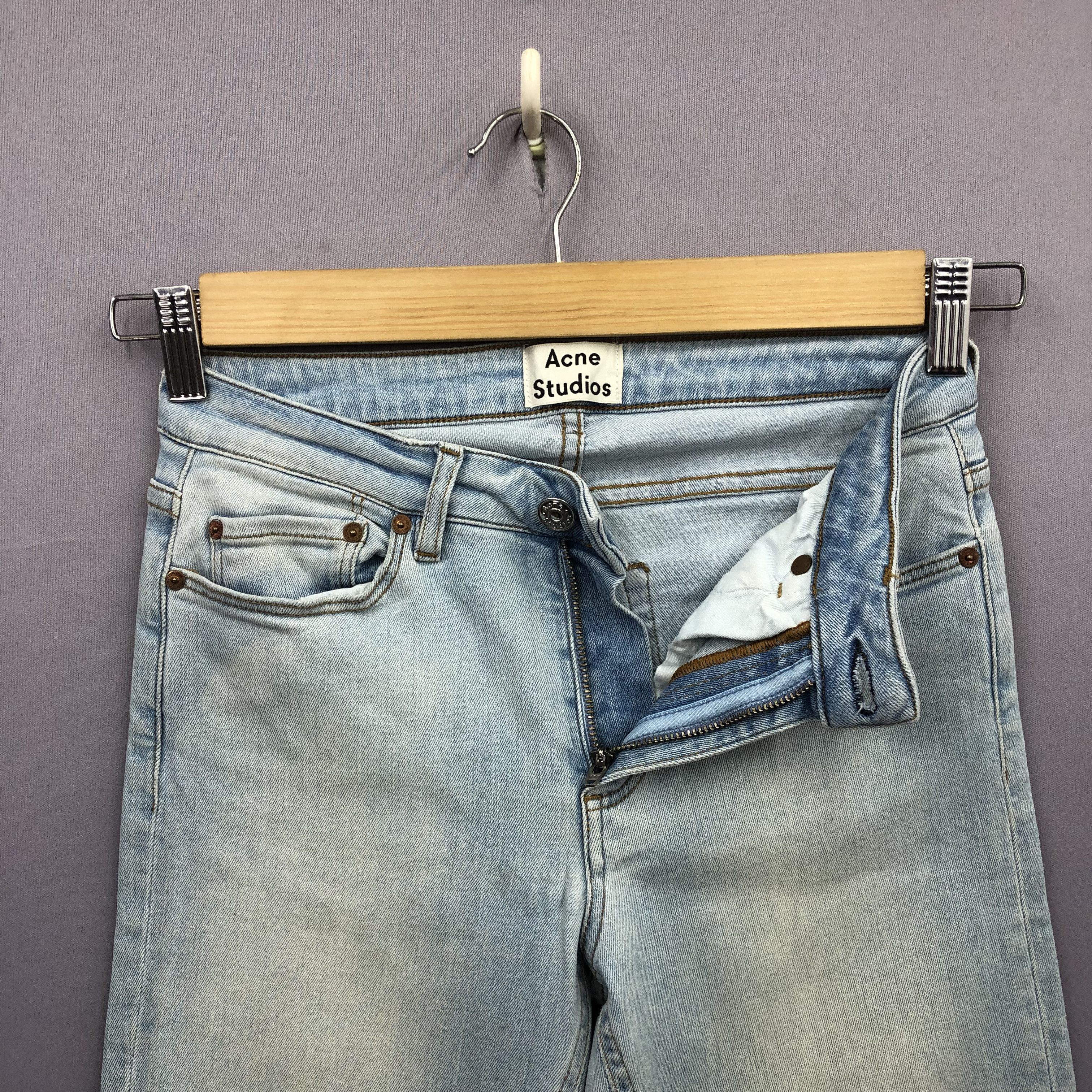 Acne Studios Vintage Acne Studio Skinny Jeans Acne Faded Light Wash Denim Size 26" / US 2 / IT 38 - 5 Thumbnail
