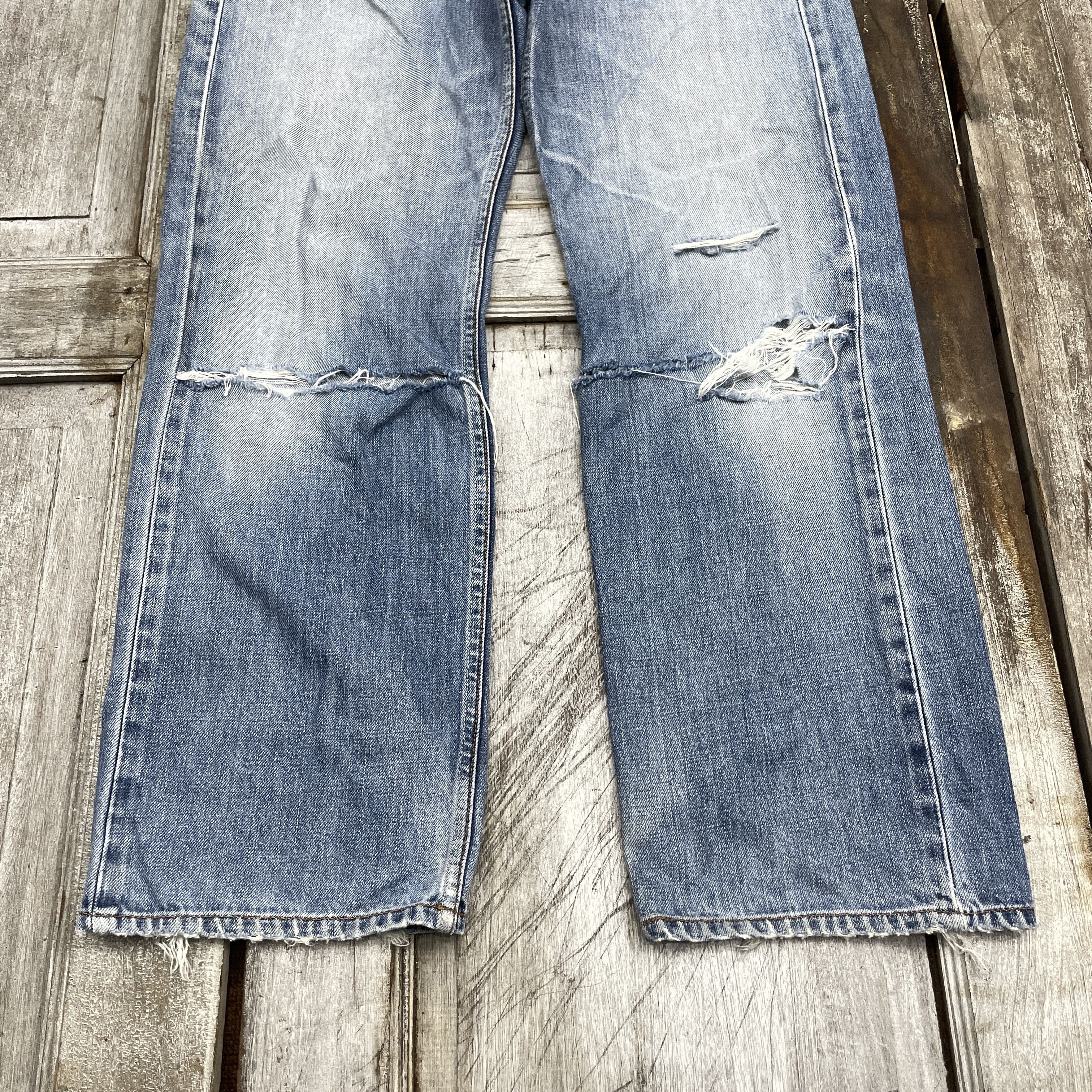 Levi's Vintage Levi's 512 Faded Distressed Jeans-WC317 Size US 30 / EU 46 - 3 Thumbnail