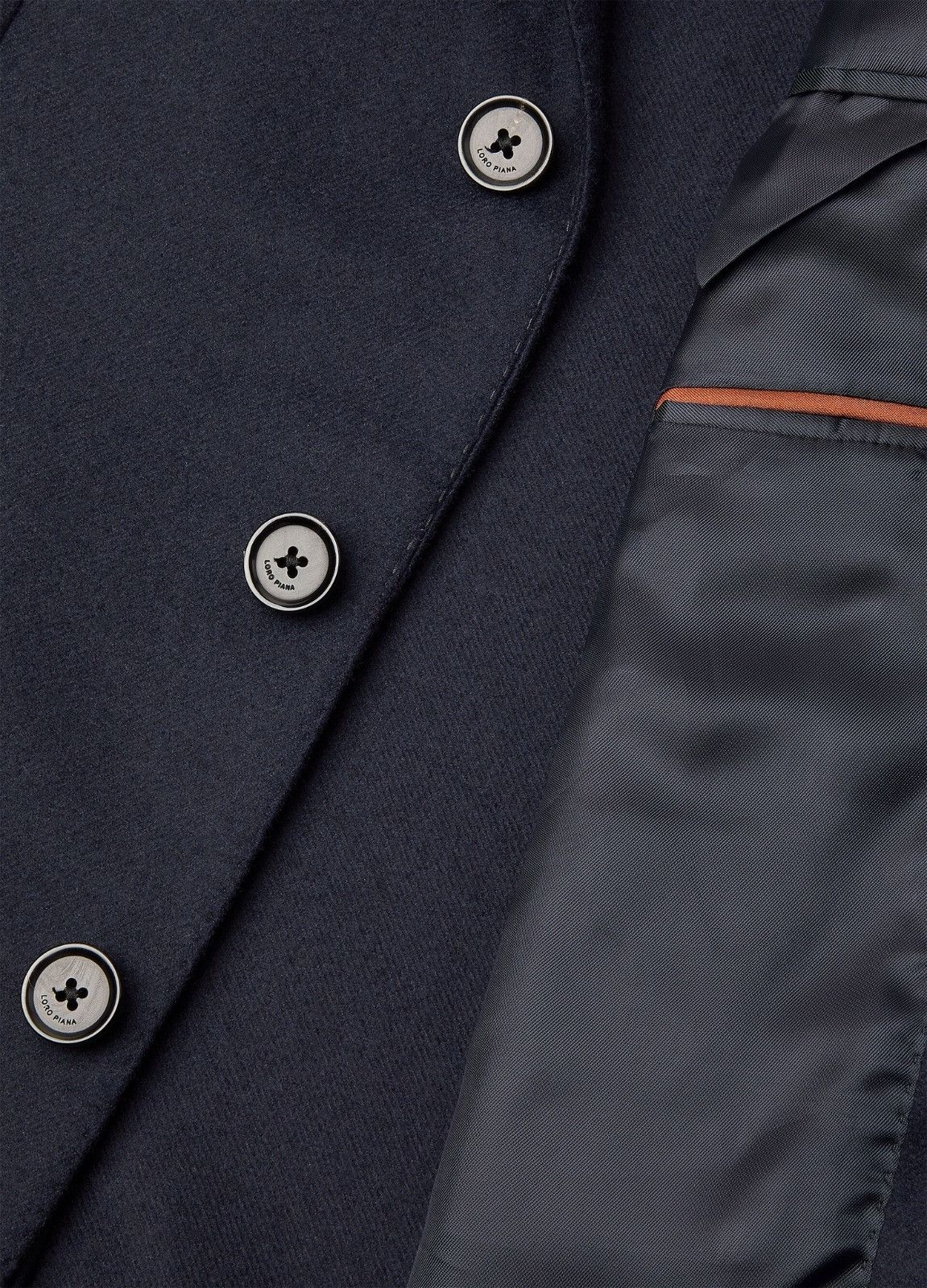 Loro Piana o1srvl11e0526 FAP2886 Torino Notch SB Shirt Jacket in Blue Size US XL / EU 56 / 4 - 5 Thumbnail