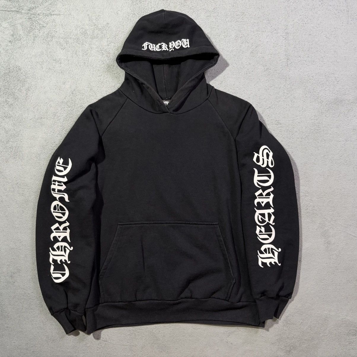 Chrome Hearts VINTAGE! 90s Horseshoe Script Pullover Hoodie Size US S / EU 44-46 / 1 - 2 Thumbnail