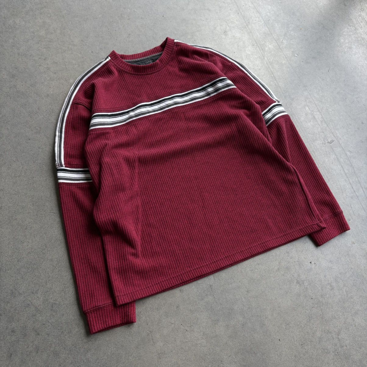 Point Zero Y2K Point Zero Malcolm in the Middle Skater Striped Shirt XL Size US XL / EU 56 / 4 - 4 Thumbnail