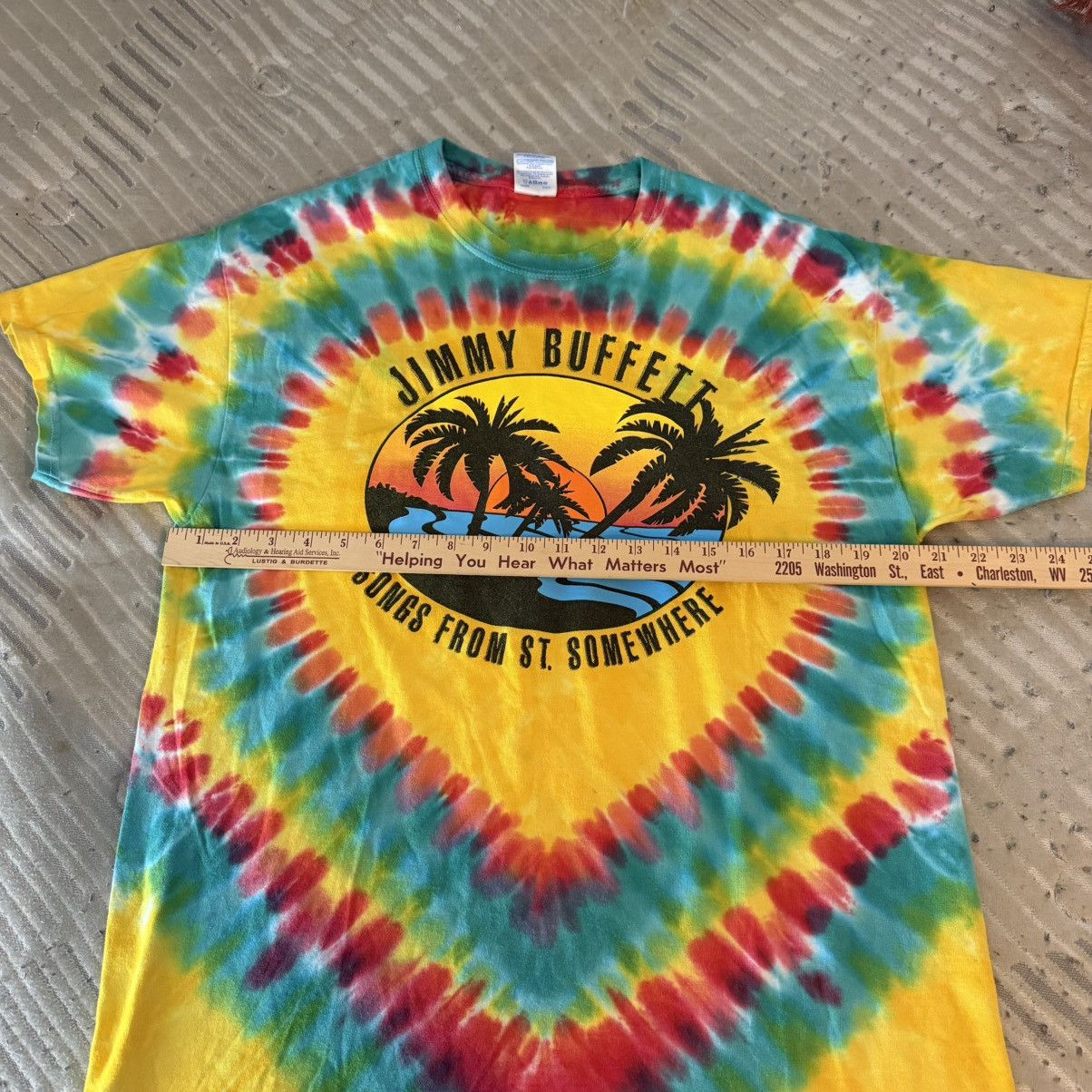 Gildan Jimmy Buffett Songs from St Somewhere tie dye tour t shirt Size US L / EU 52-54 / 3 - 5 Thumbnail
