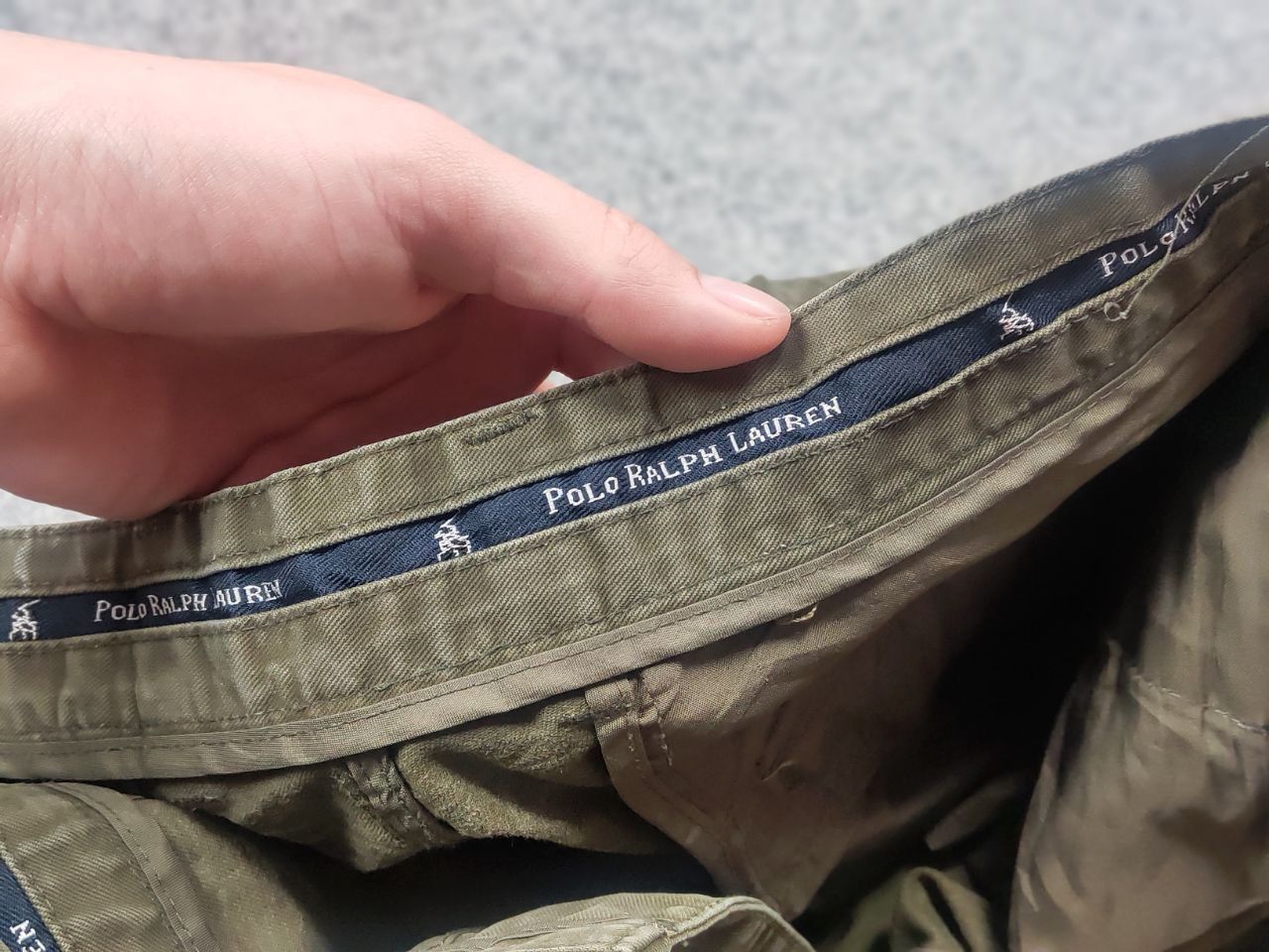 Polo Ralph Lauren Vintage 90's Polo Ralph Lauren Canvas Military Cargo Pants Size US 34 / EU 50 - 17 Thumbnail