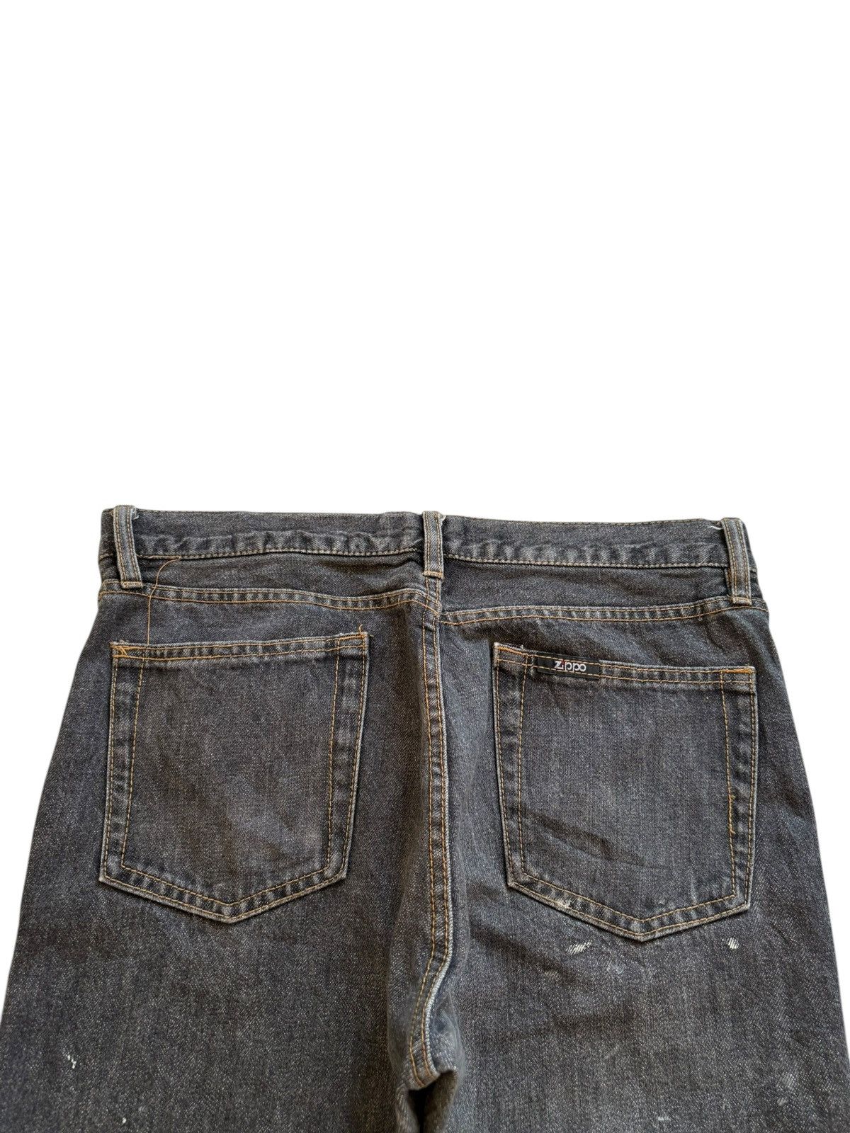 Japanese Brand Vintage Japanese Brand Painted Loose Baggy Jeans Size US 34 / EU 50 - 8 Thumbnail