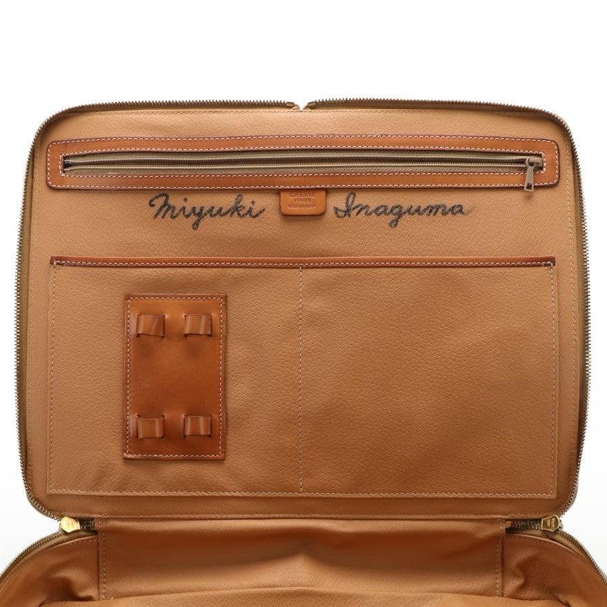 Celine Vintage Celine Macadam Briefcase Size ONE SIZE - 4 Thumbnail