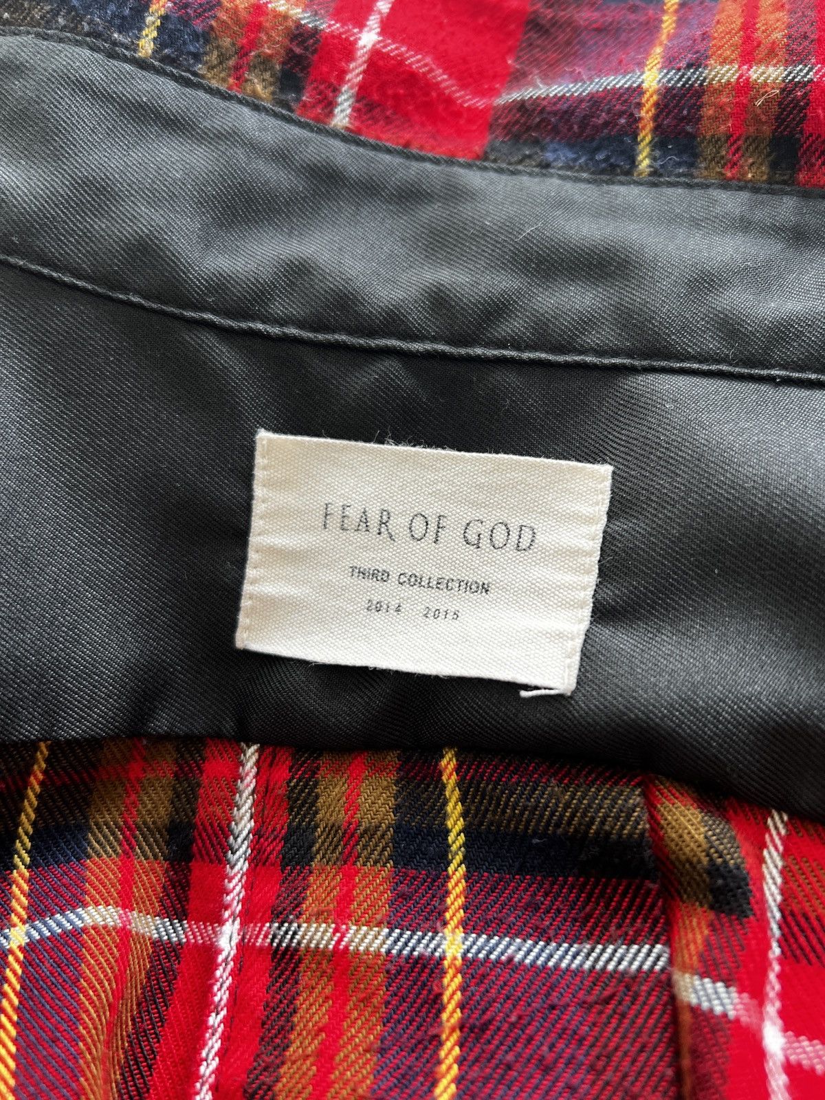 Fear of God 🔥🔥 Fear Of God Back Zip Flannel Shirt Size US L / EU 52-54 / 3 - 7 Thumbnail