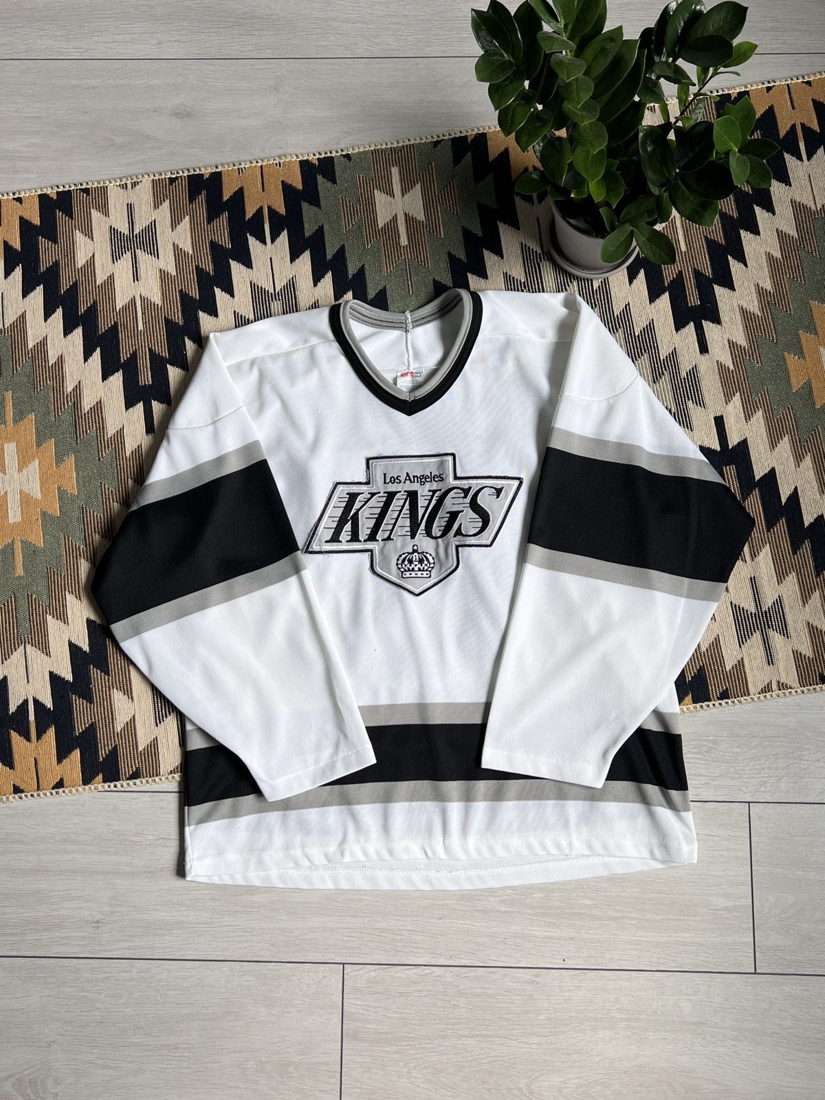 NHL Vintage Sean Hill Los Angeles Kings Jersey Size US L / EU 52-54 / 3 - 3 Thumbnail