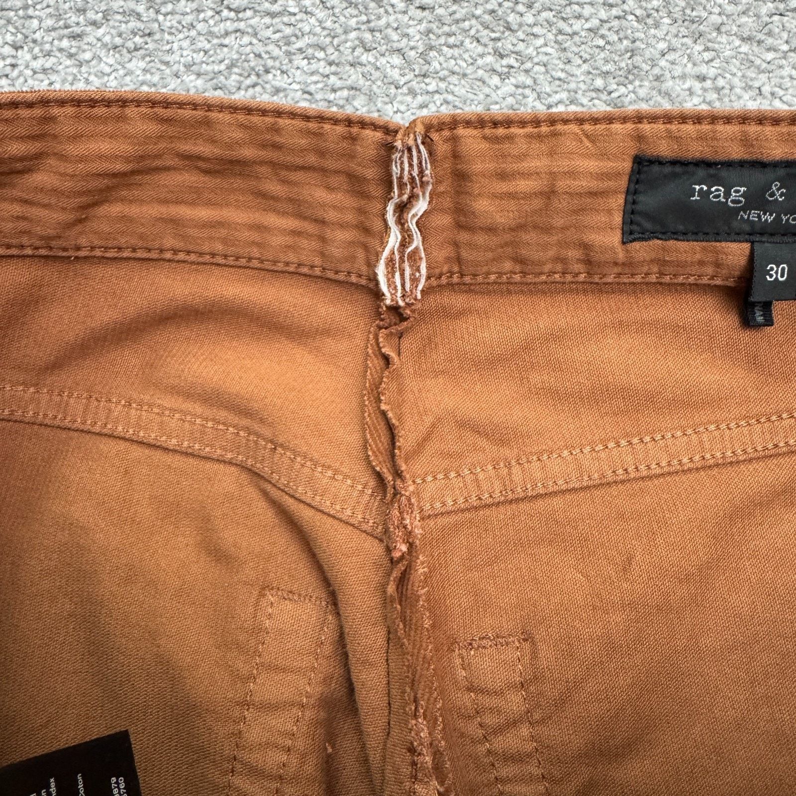 Rag & Bone Rag & Bone Fit 2 5 Pocket Brown Corduroy Pants Mens 28 X 29 Size US 28 / EU 44 - 6 Thumbnail