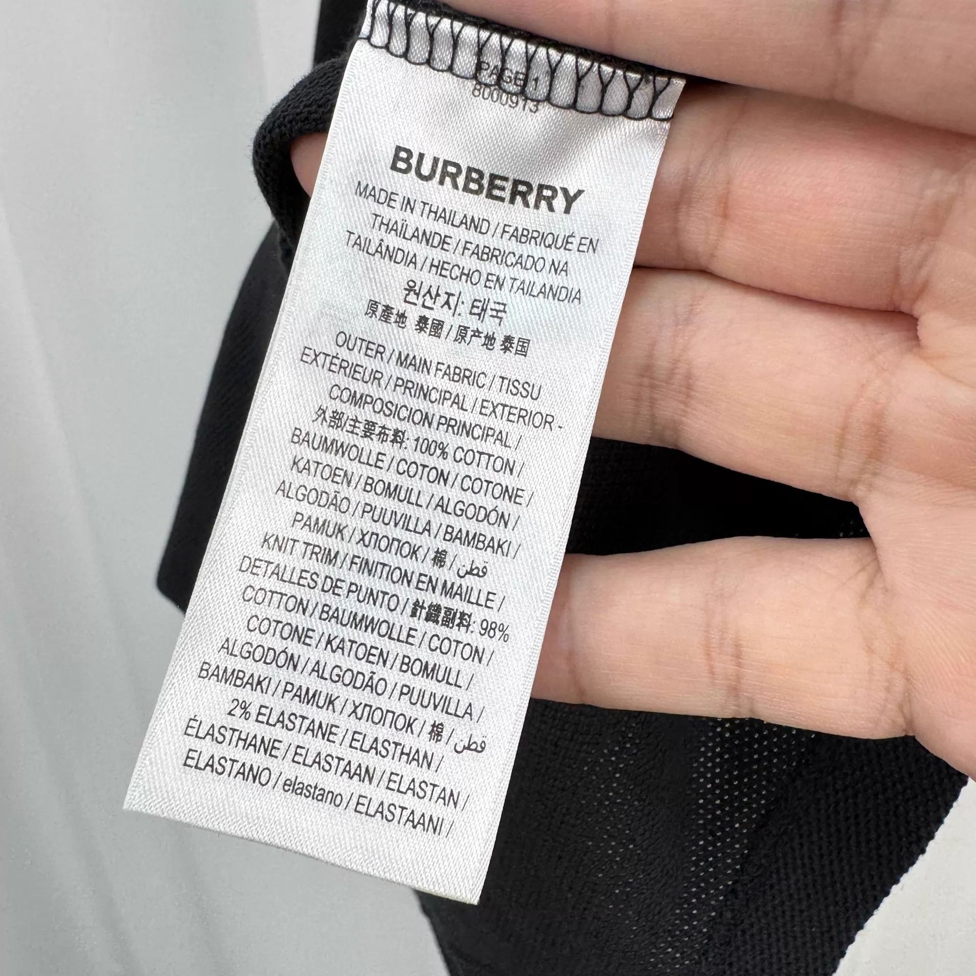 Burberry Burberry Embroidered Horse Check Polo L 98 New Size US L / EU 52-54 / 3 - 6 Thumbnail