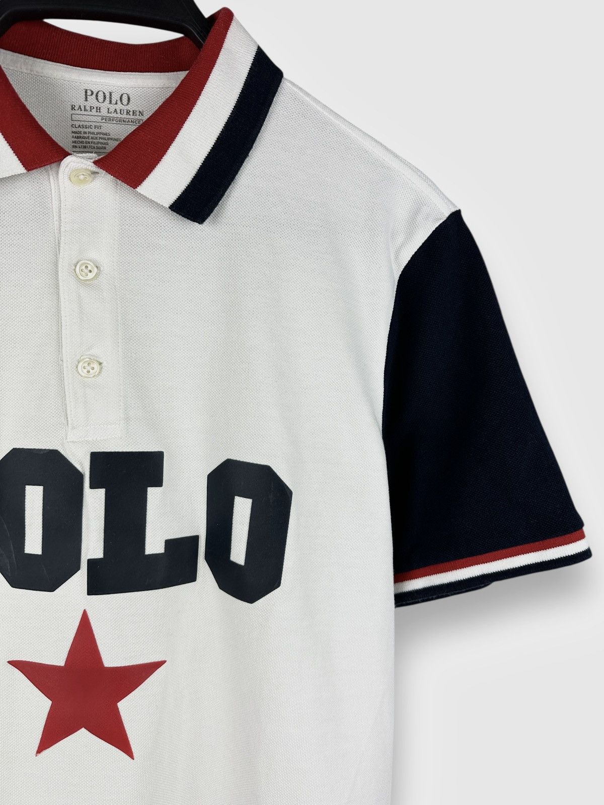 Polo Ralph Lauren Polo Ralph Lauren Tricolor Cotton Pique Polo Classic Fit Tee Size US S / EU 44-46 / 1 - 3 Thumbnail