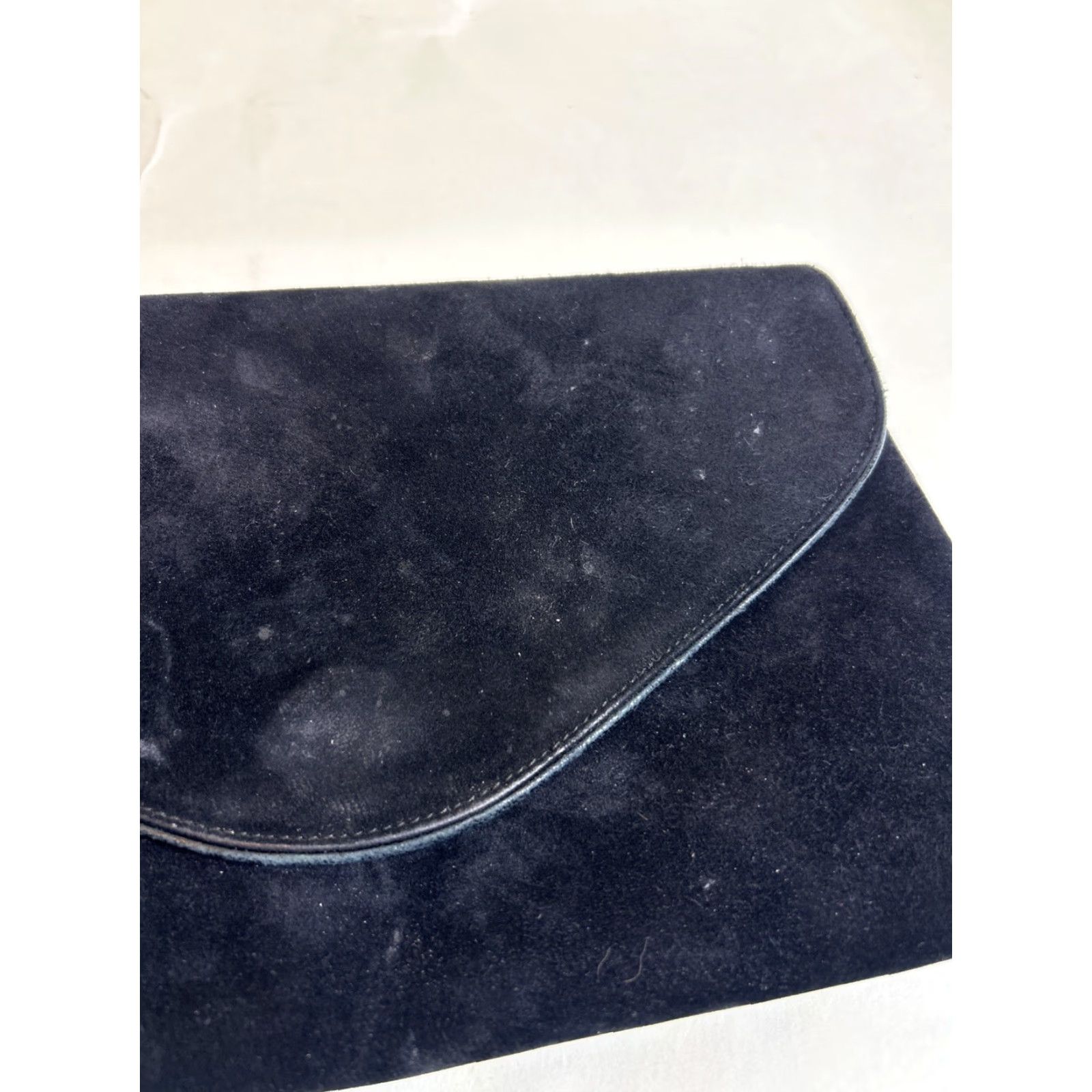 Bally VINTAGE Bally Clutch Womens Black Leather Suede Purse Size ONE SIZE - 5 Thumbnail