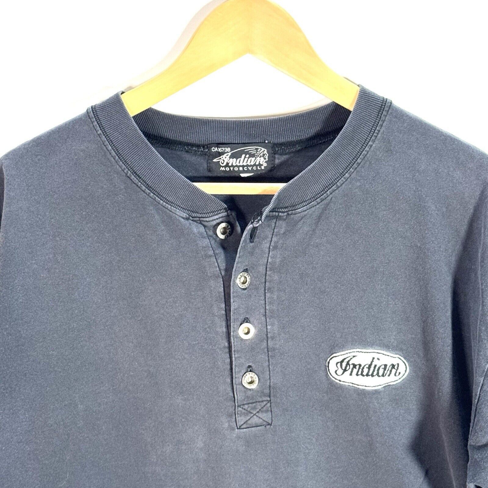 Indian Motorcycle VTG 1990’s Indian Motorcycle Quarter Button Up T-shirt XL Size US L / EU 52-54 / 3 - 4 Thumbnail