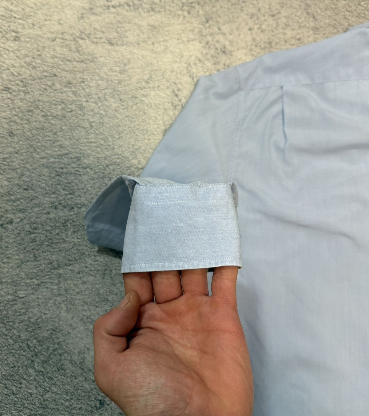Hermes Hermes Men Shirt Long Sleeve 15 (1/2) 39 Button Front France Size US S / EU 44-46 / 1 - 17 Thumbnail