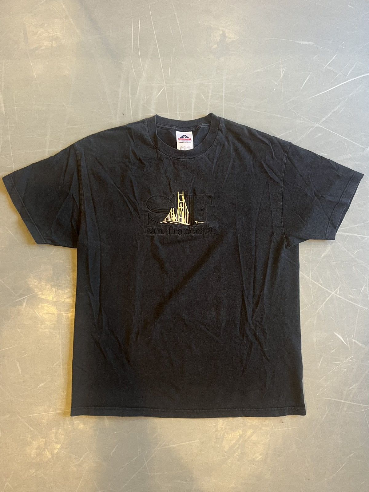 AAA Vintage San Francisco Embroidered T-Shirt Size US XL / EU 56 / 4 - 2 Thumbnail