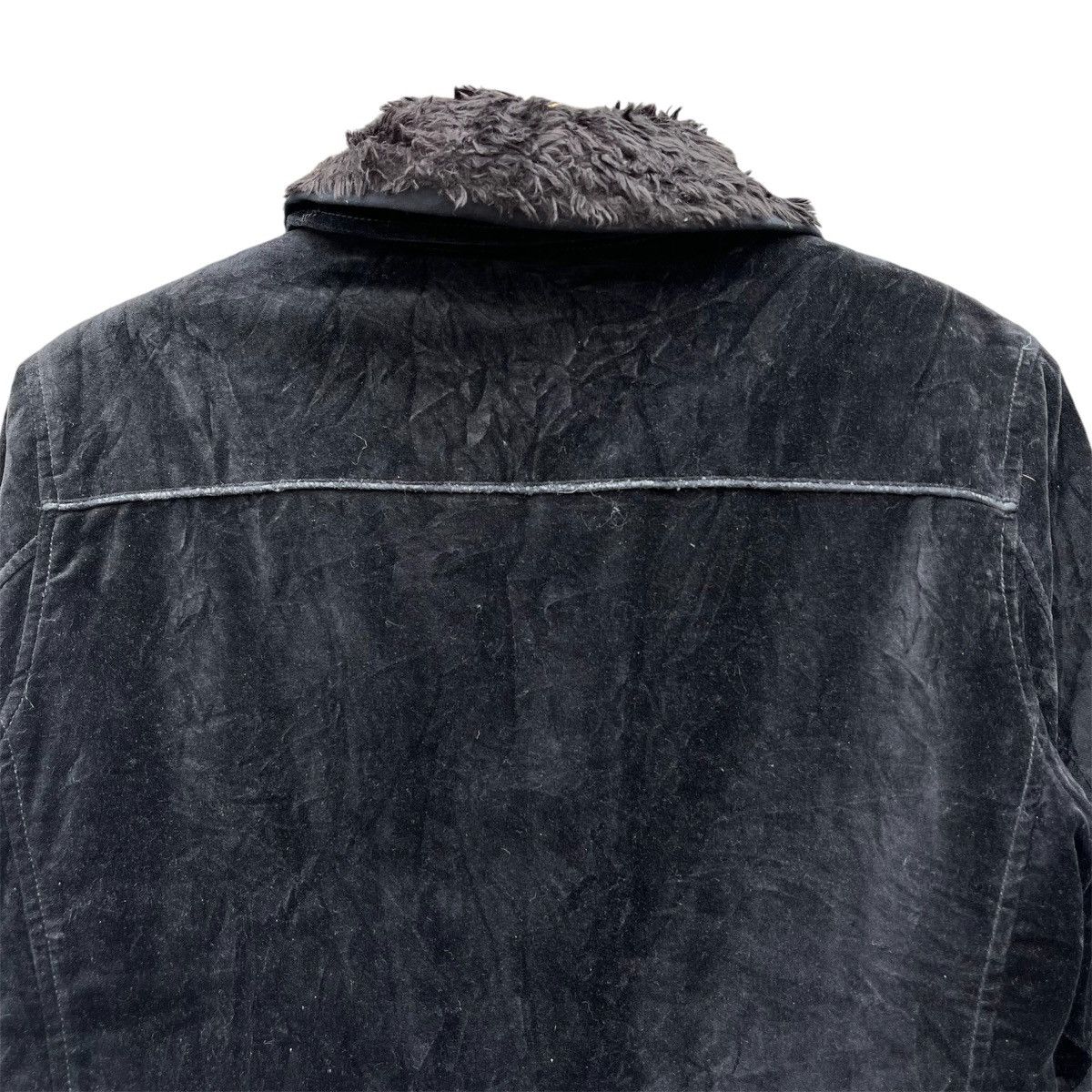 Japanese Brand × Journal Standard × Vintage Vintage Journal Standard Velvet Cow Belt Fur Work Jacket Size US M / EU 48-50 / 2 - 16 Thumbnail
