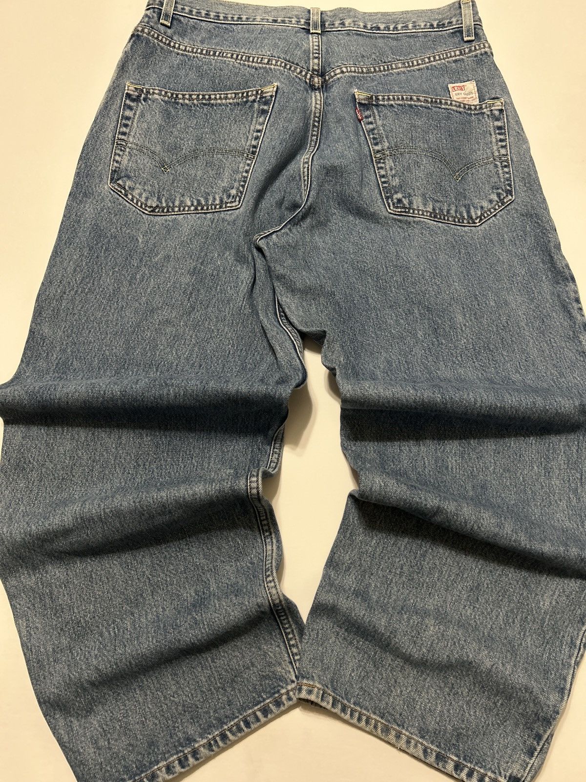 Levi's Vintage Levi’s Dry Goods 595 Light Wash Baggy Denim Jeans Size US 34 / EU 50 - 6 Thumbnail