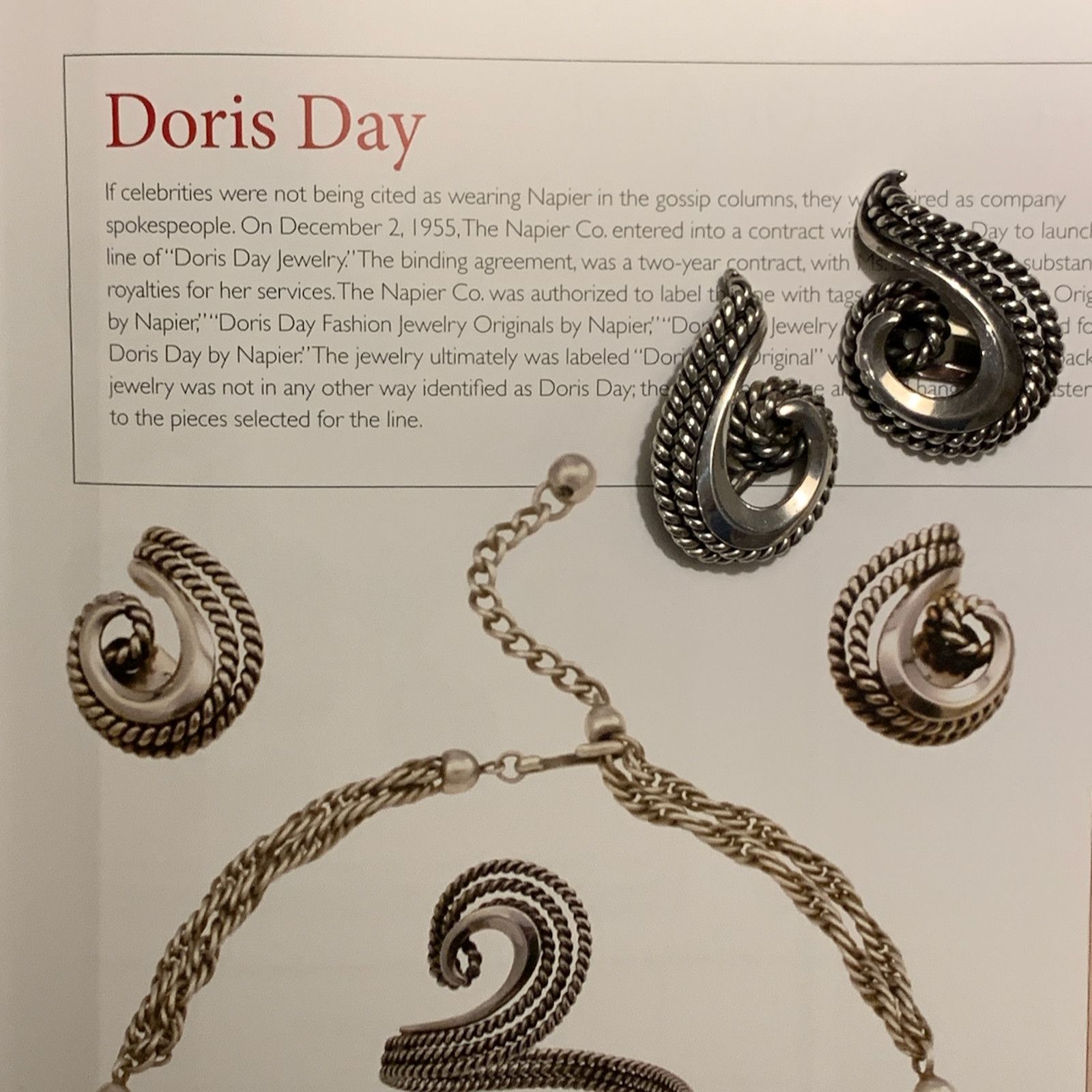 Other Napier Vintage Bertolli Doris Day Silver Plated Earrings Size ONE SIZE - 7 Thumbnail
