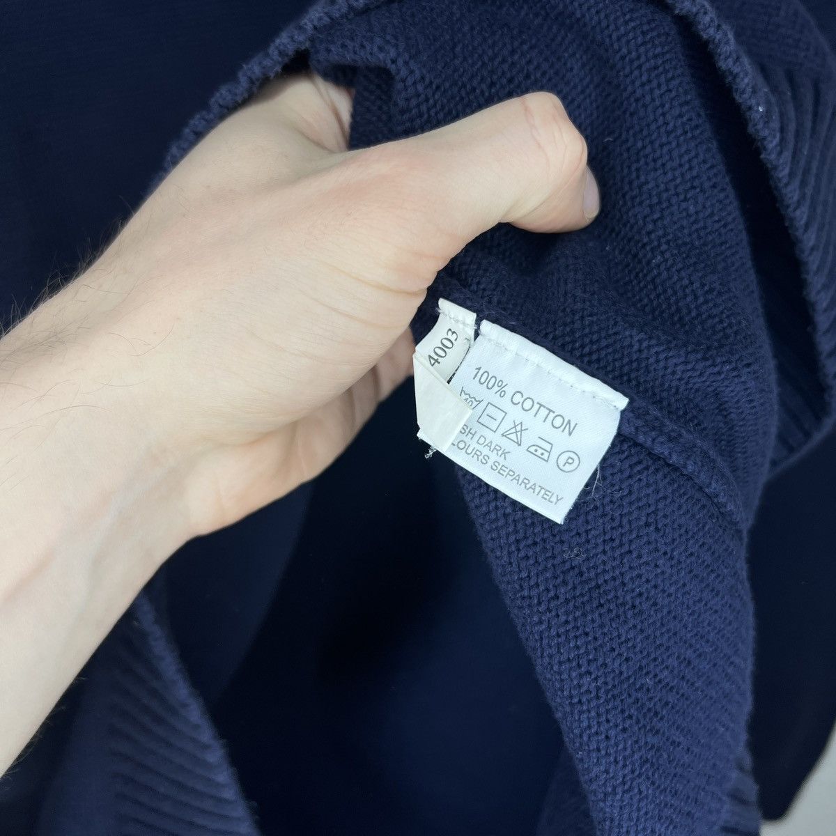 Yves Saint Laurent Yves Saint Laurent YSL Jumper Sweater Knitwear Navy Size US XL / EU 56 / 4 - 5 Thumbnail