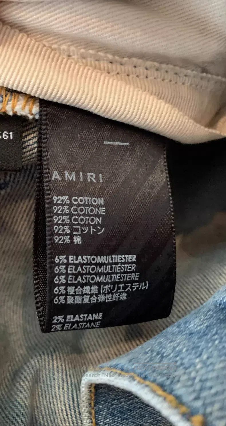 Amiri Amiri Classic patched and torn denim jeans Size US 31 - 6 Thumbnail