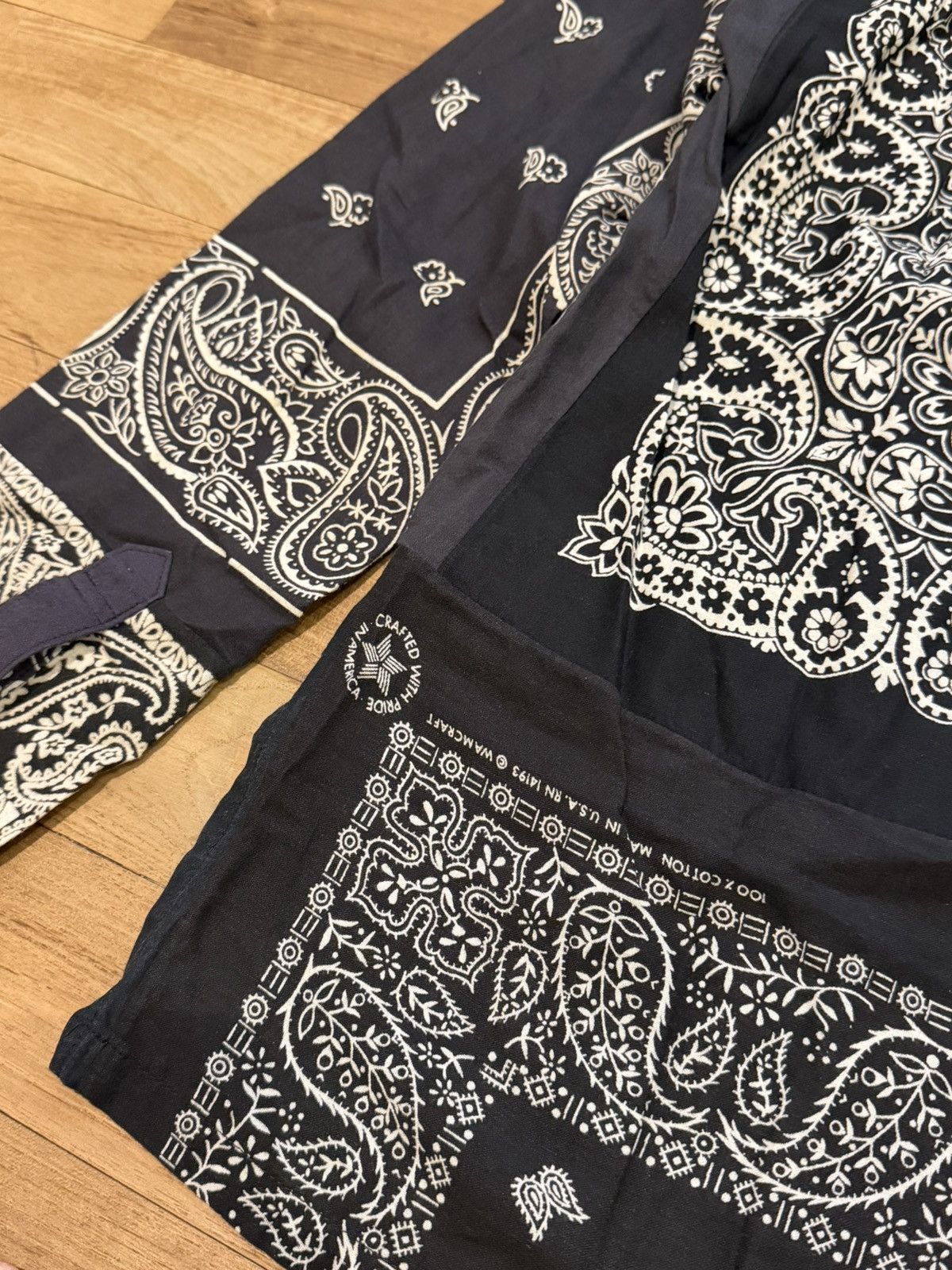 Visvim ICT kerchief tunic shirt black bandana Size US S / EU 44-46 / 1 - 8 Thumbnail