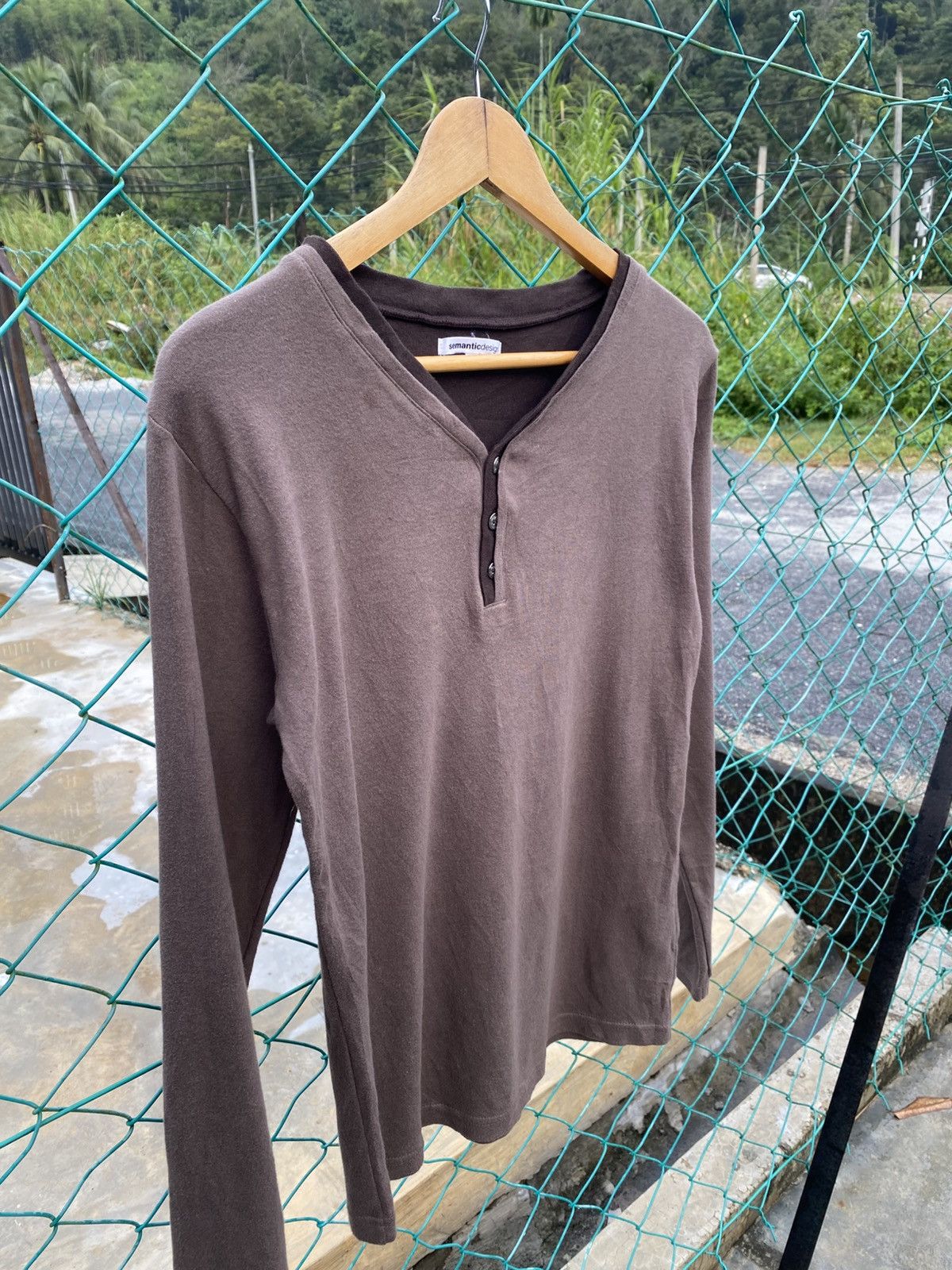 semanticdesign Semanticdesign henley long sleeve tshirt Size US M / EU 48-50 / 2 - 4 Thumbnail