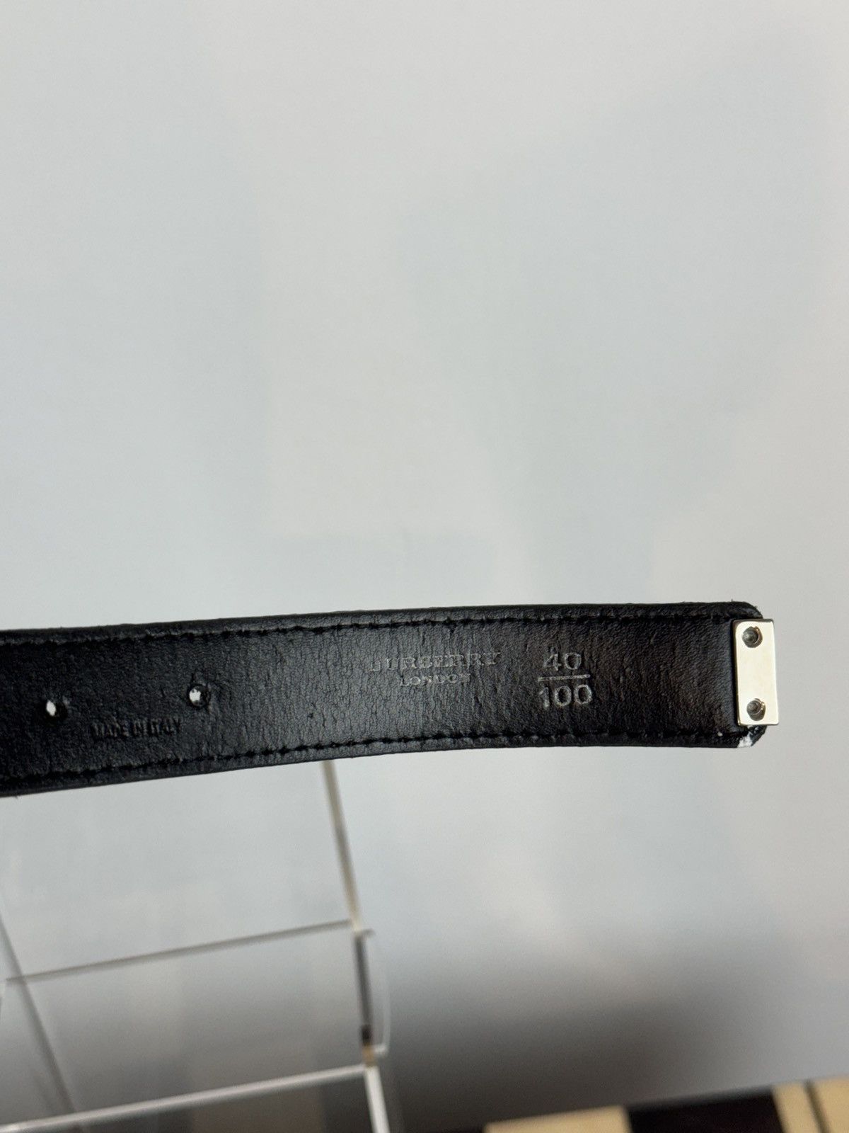 Burberry Leather belt Burberry y2k original luxury casual item Size ONE SIZE - 4 Thumbnail
