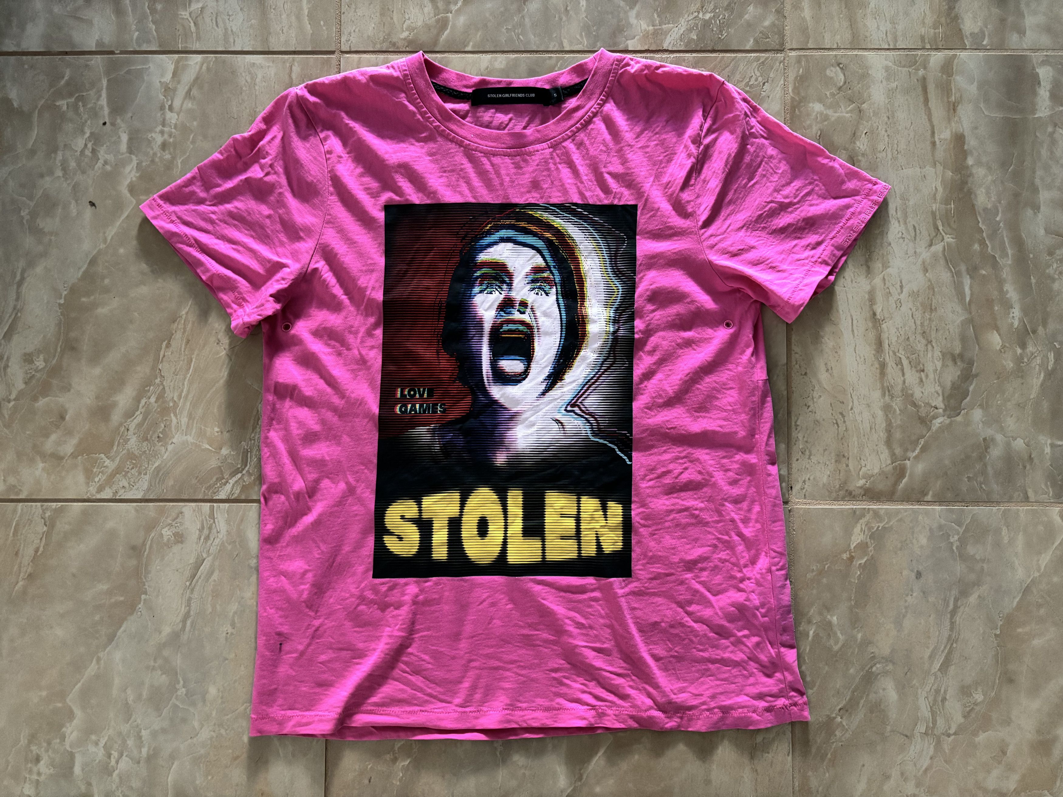 Stolen Girlfriends Club Stolen Girlfriends Club Pink Skream tshirt Small Size S / US 4 / IT 40 - 1 Thumbnail